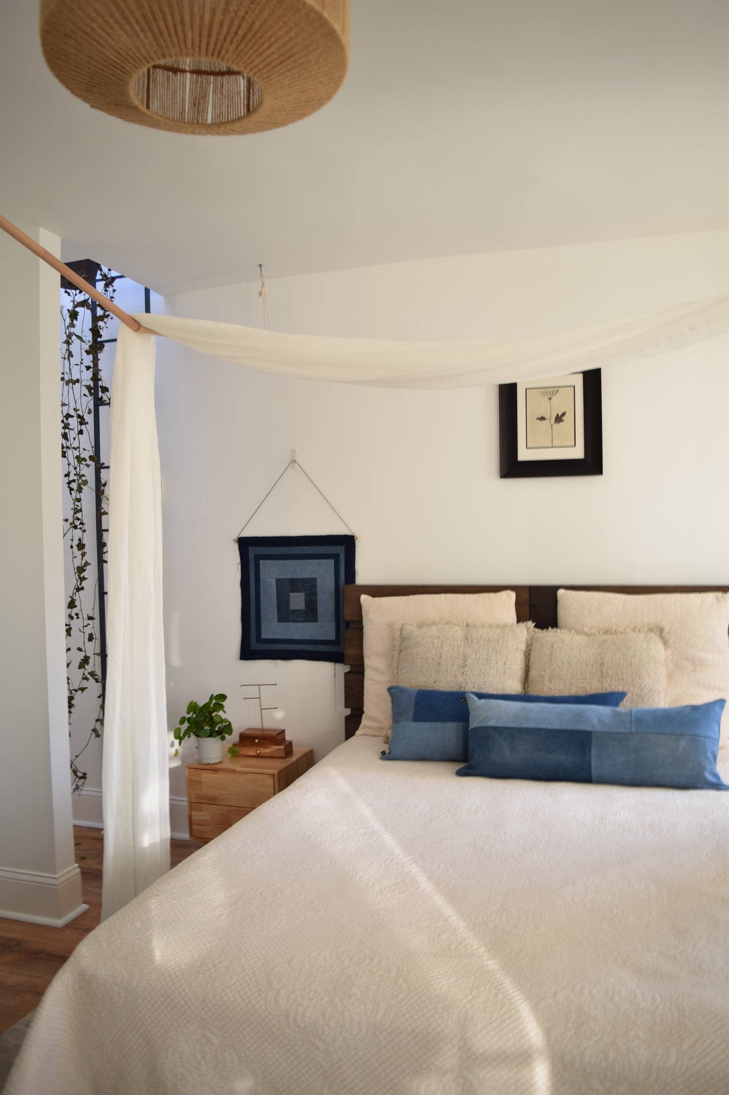 Lumbar Pillow Cover: Patchwork Design (13” x 33'')