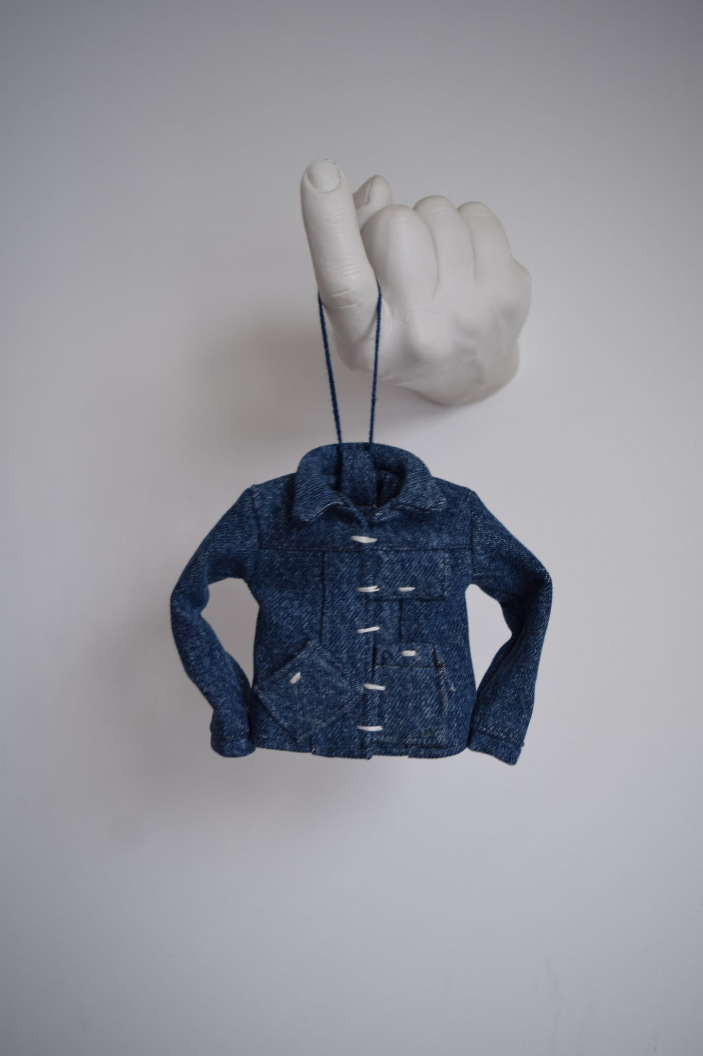 jean jacket / denim jacket Christmas ornament