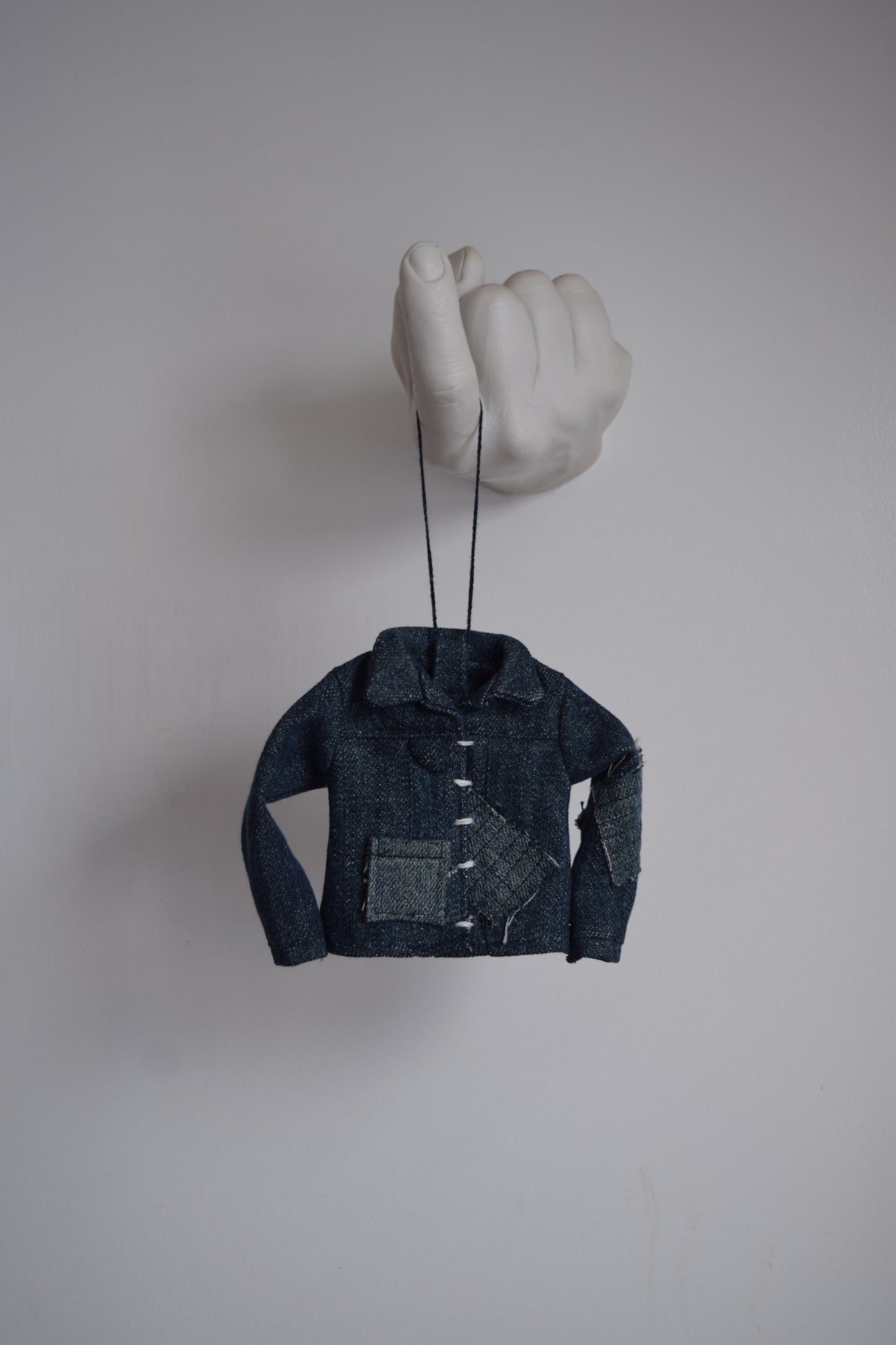 jean jacket / denim jacket Christmas ornament