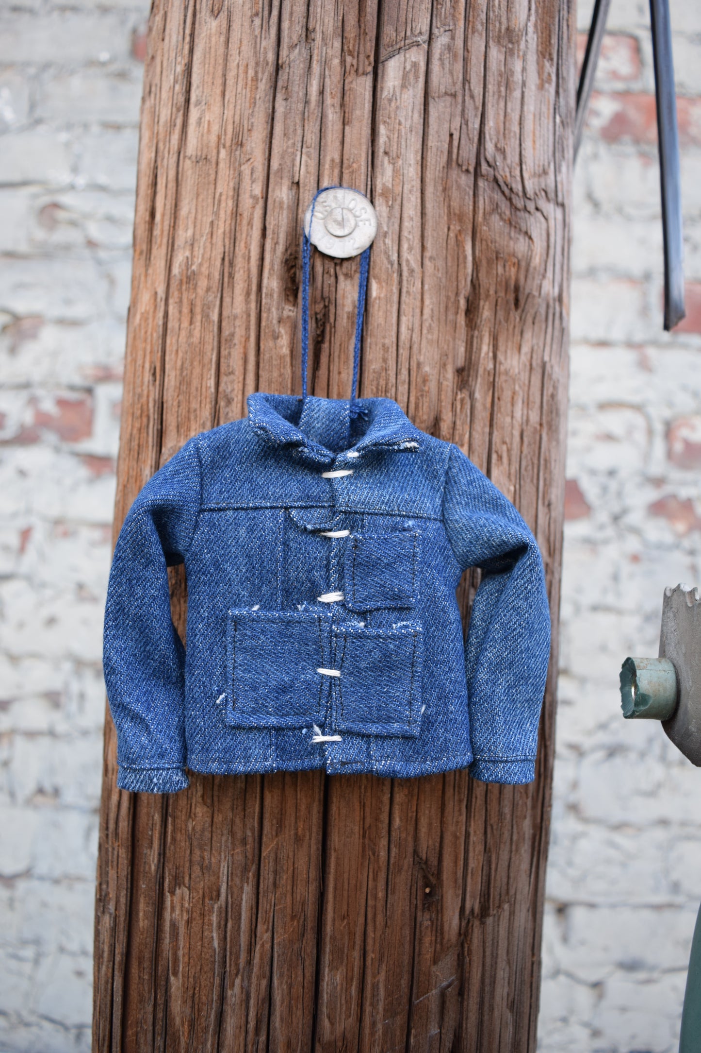 jean jacket / denim jacket Christmas ornament