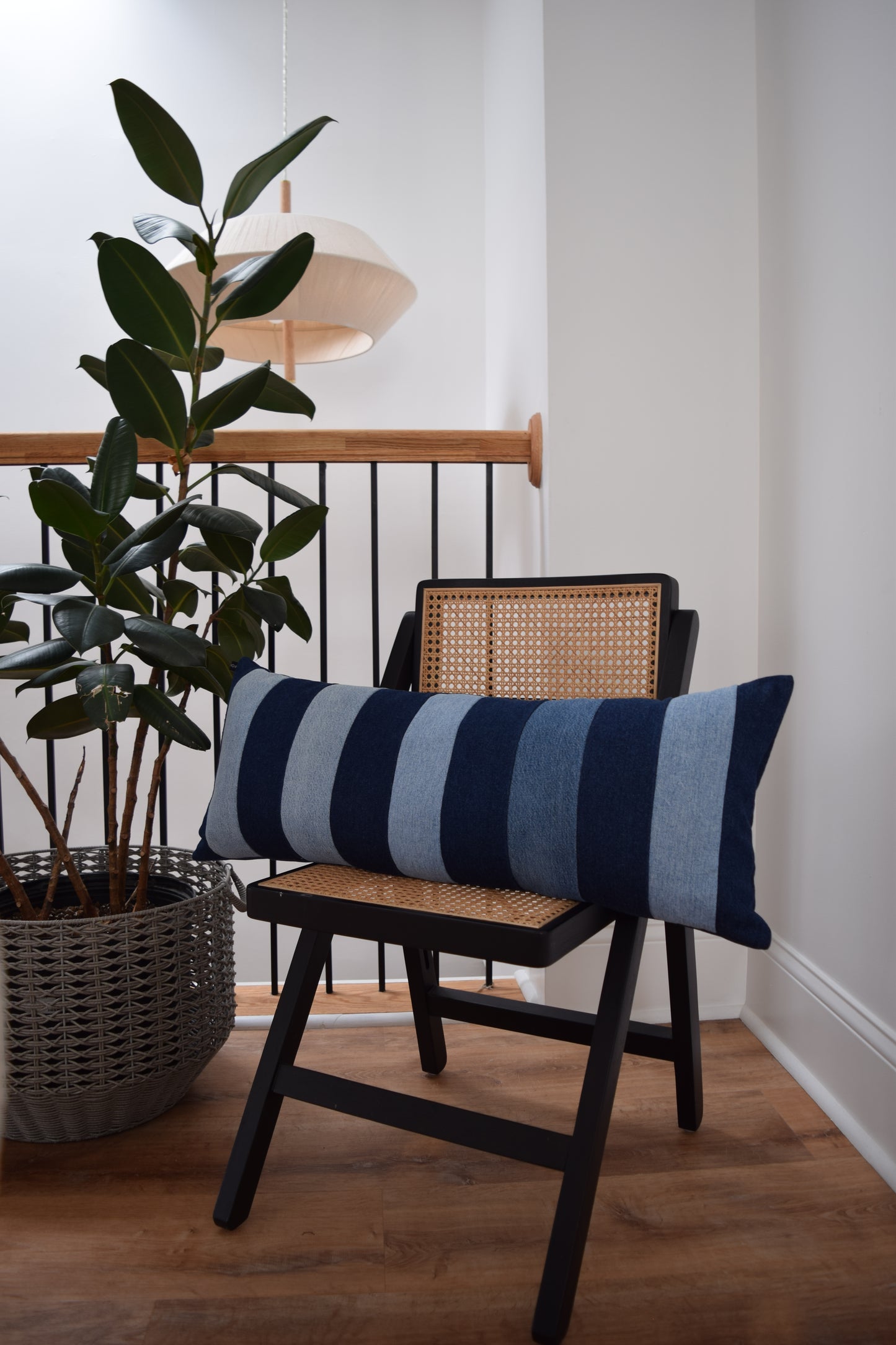 Lumbar Pillow Cover: Patchwork Design (13” x 33'')