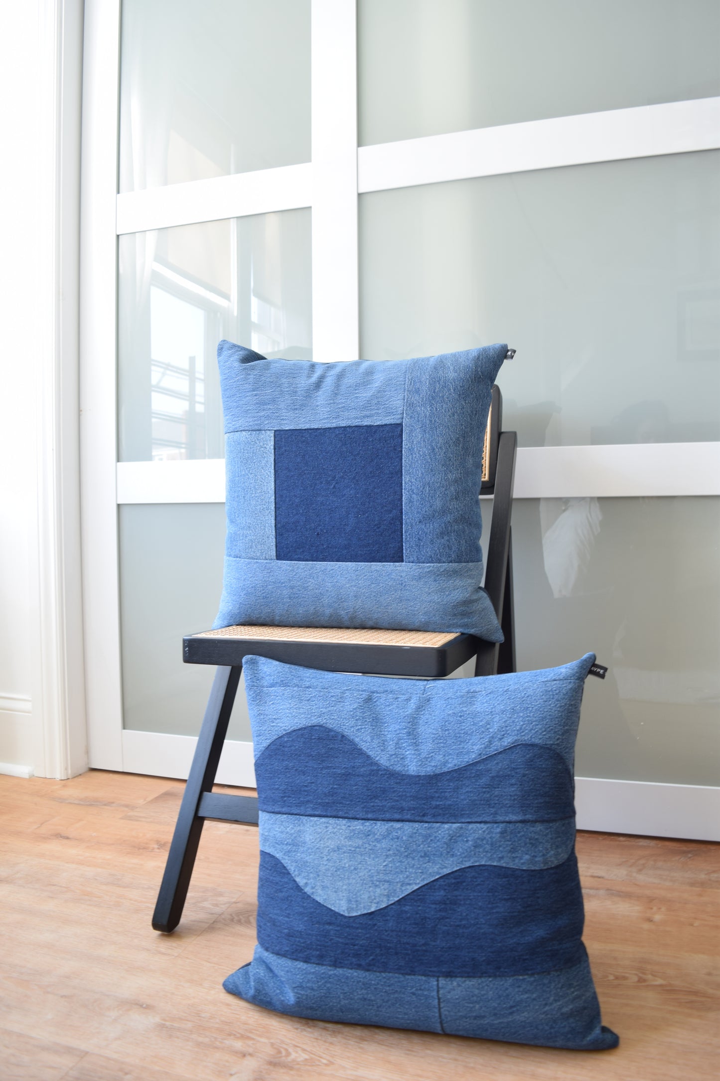 Denim Pillow Cover 20'' x 20''