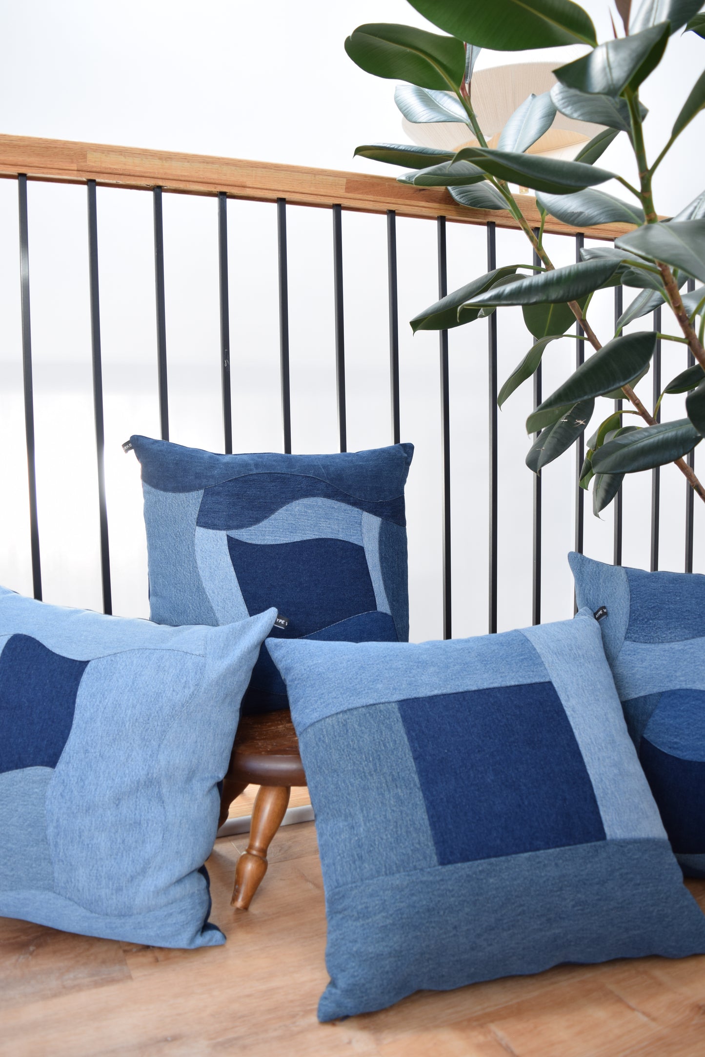 Denim Pillow Cover 20'' x 20''