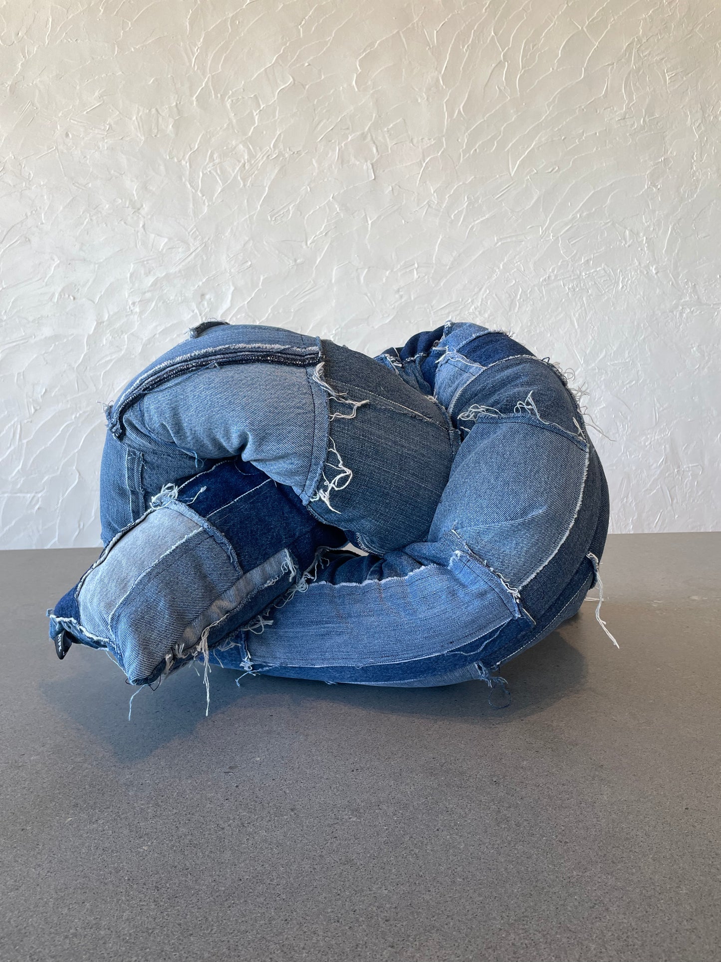 Denim Knot Pillow