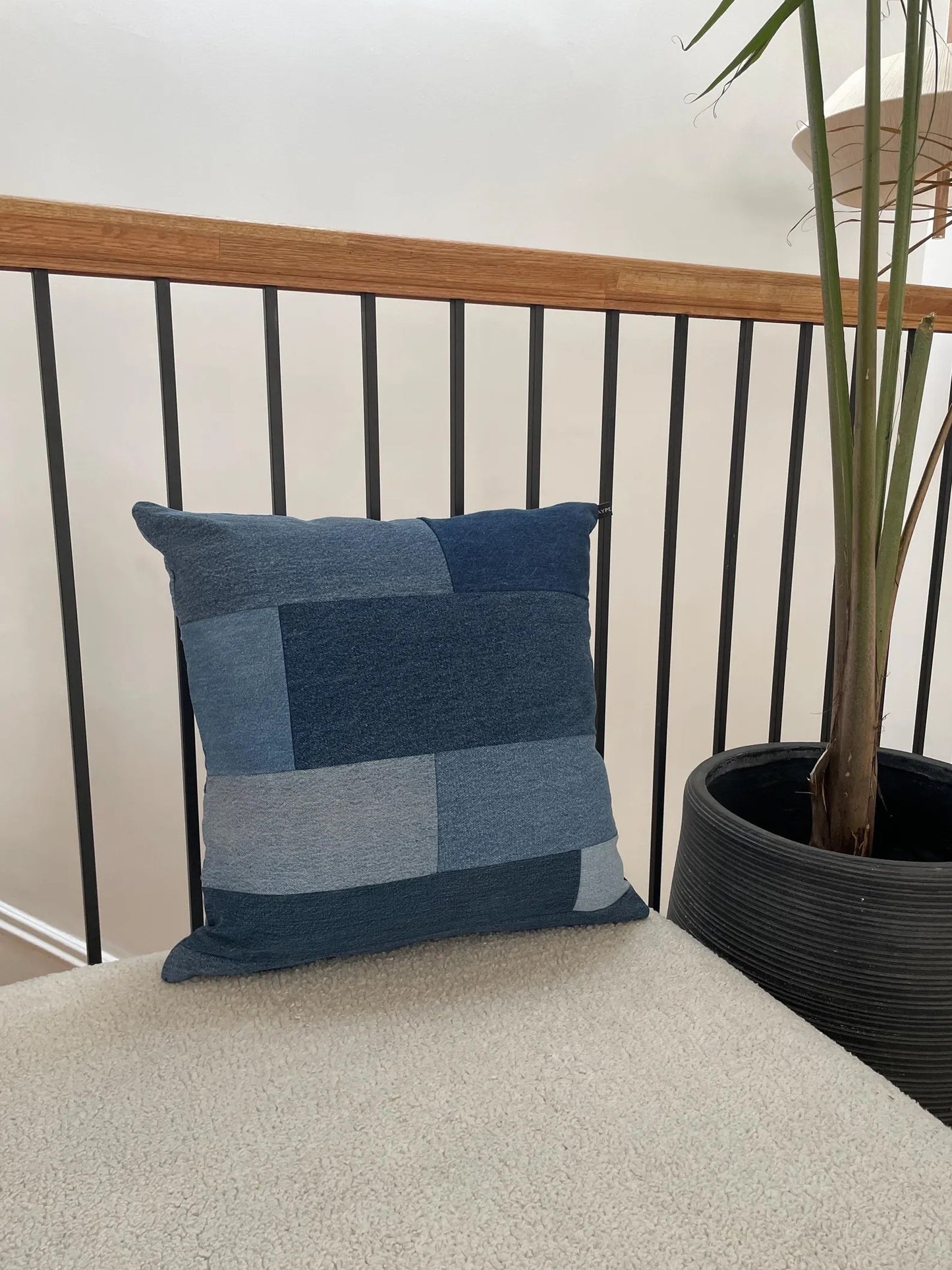 Denim Pillow Cover 20'' x 20''