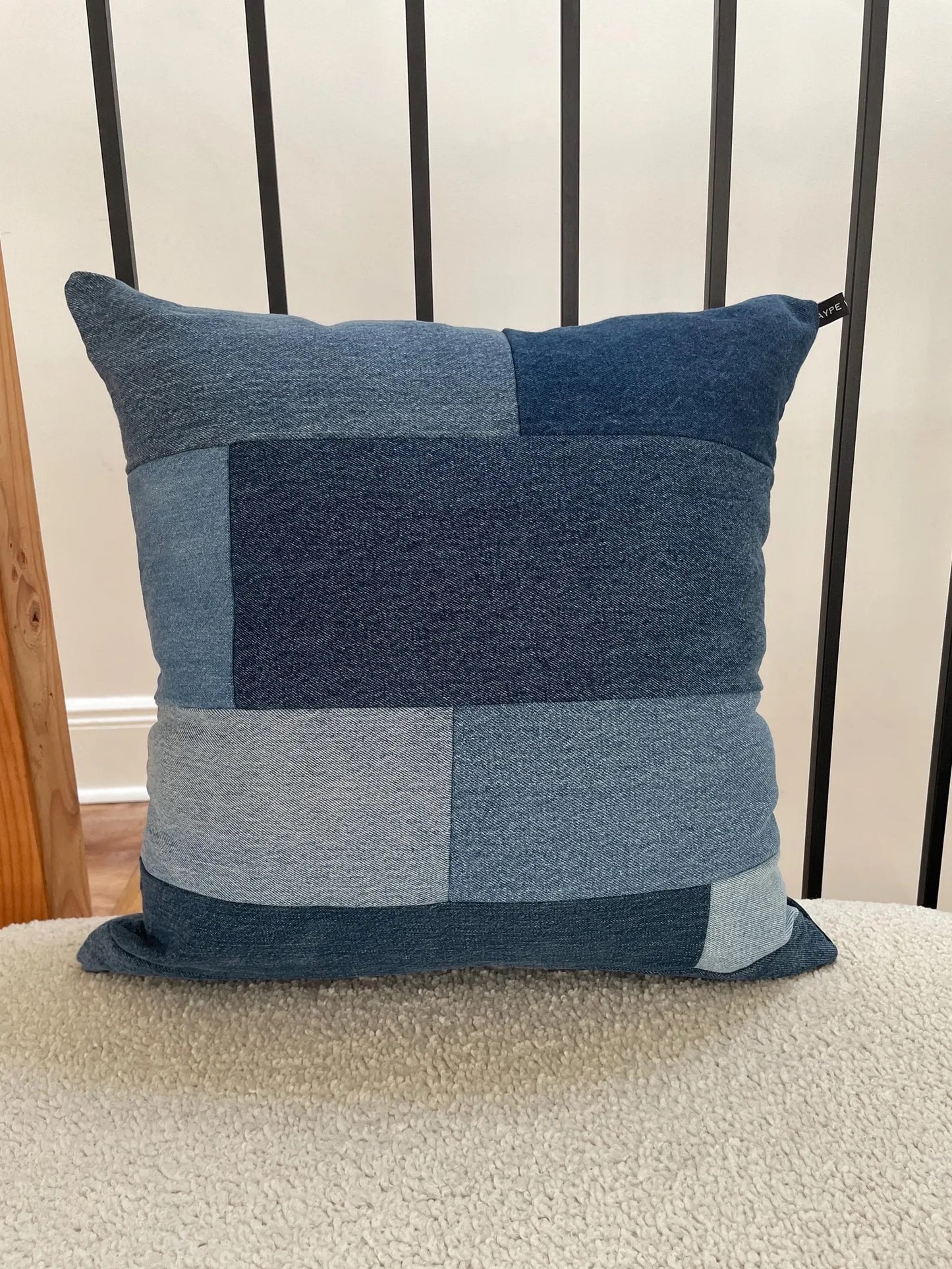 Denim Pillow Cover 20'' x 20''