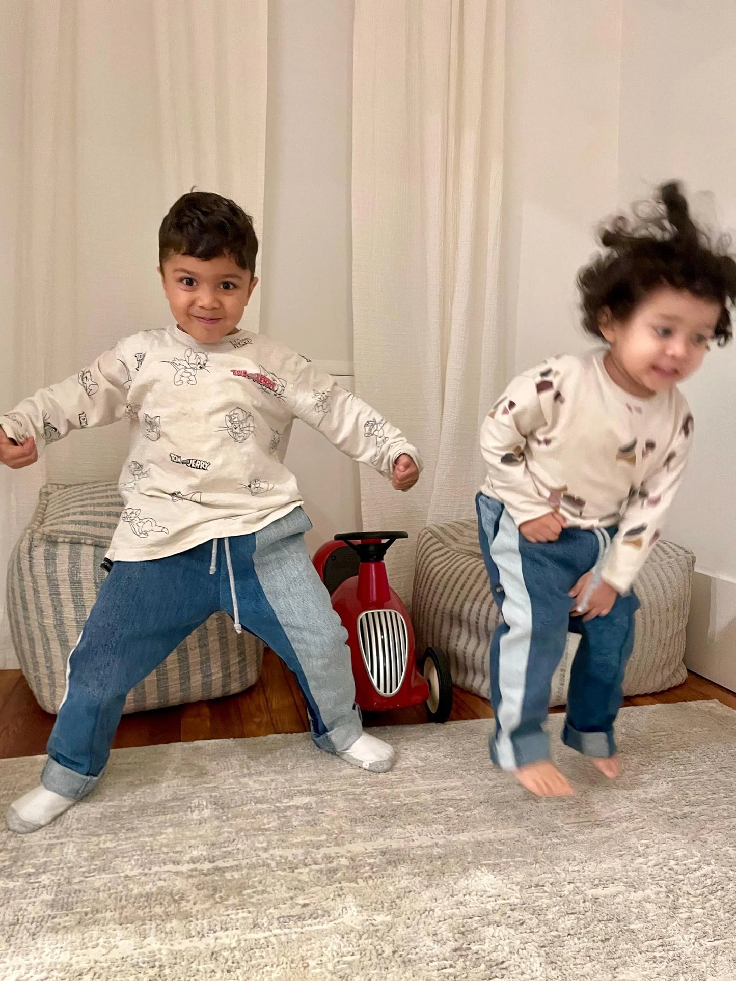 Patchwork Toddler Jeans Size 5/6 Years