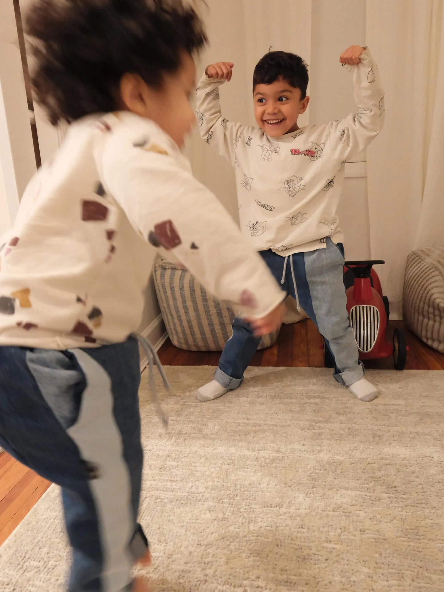 Patchwork Toddler Jeans Size 4/5 Years