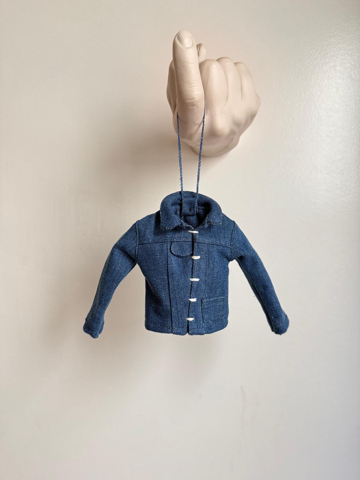 jean jacket / denim jacket Christmas ornament