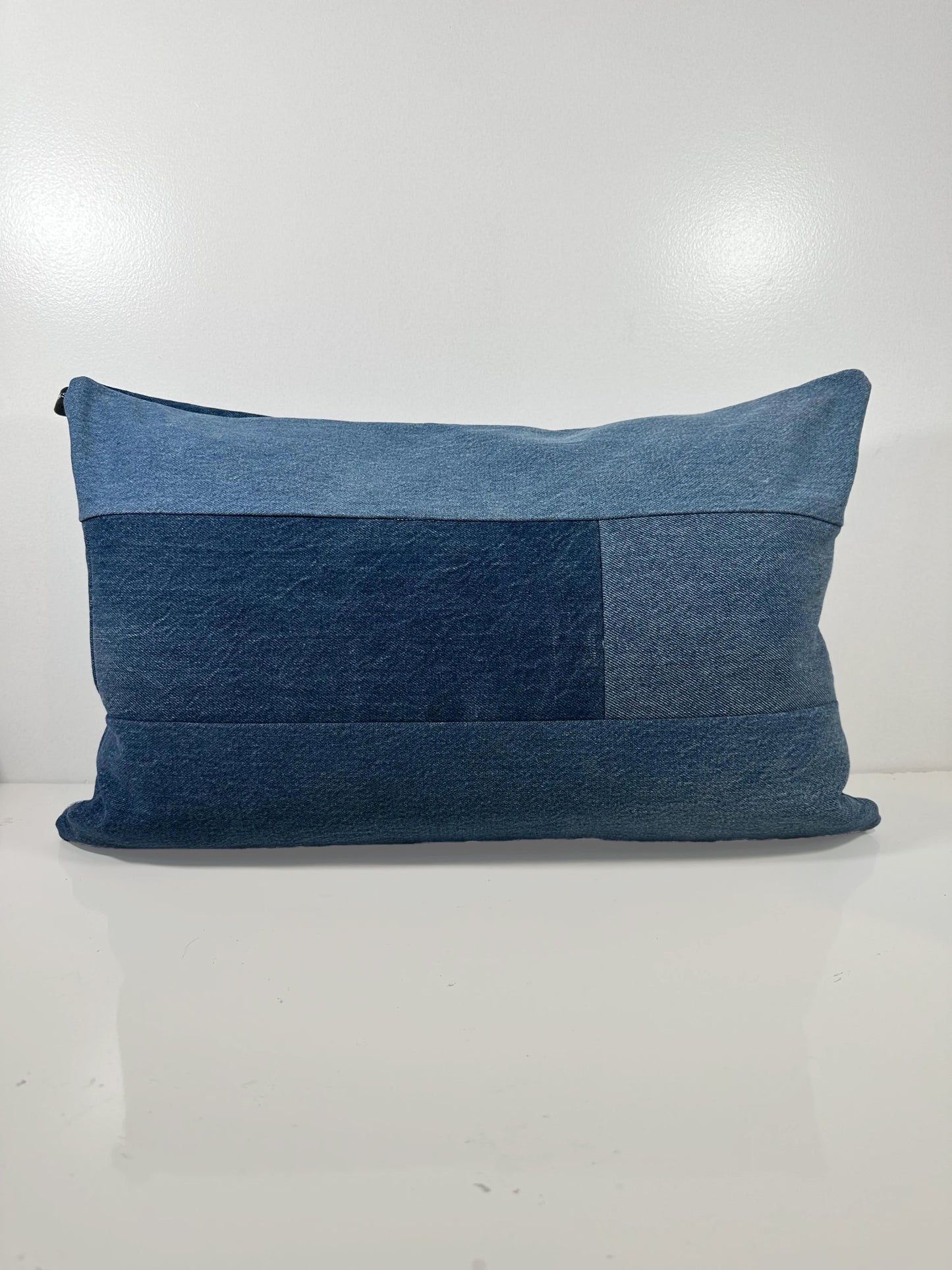 Denim Pillow Cover 14'' x 22''