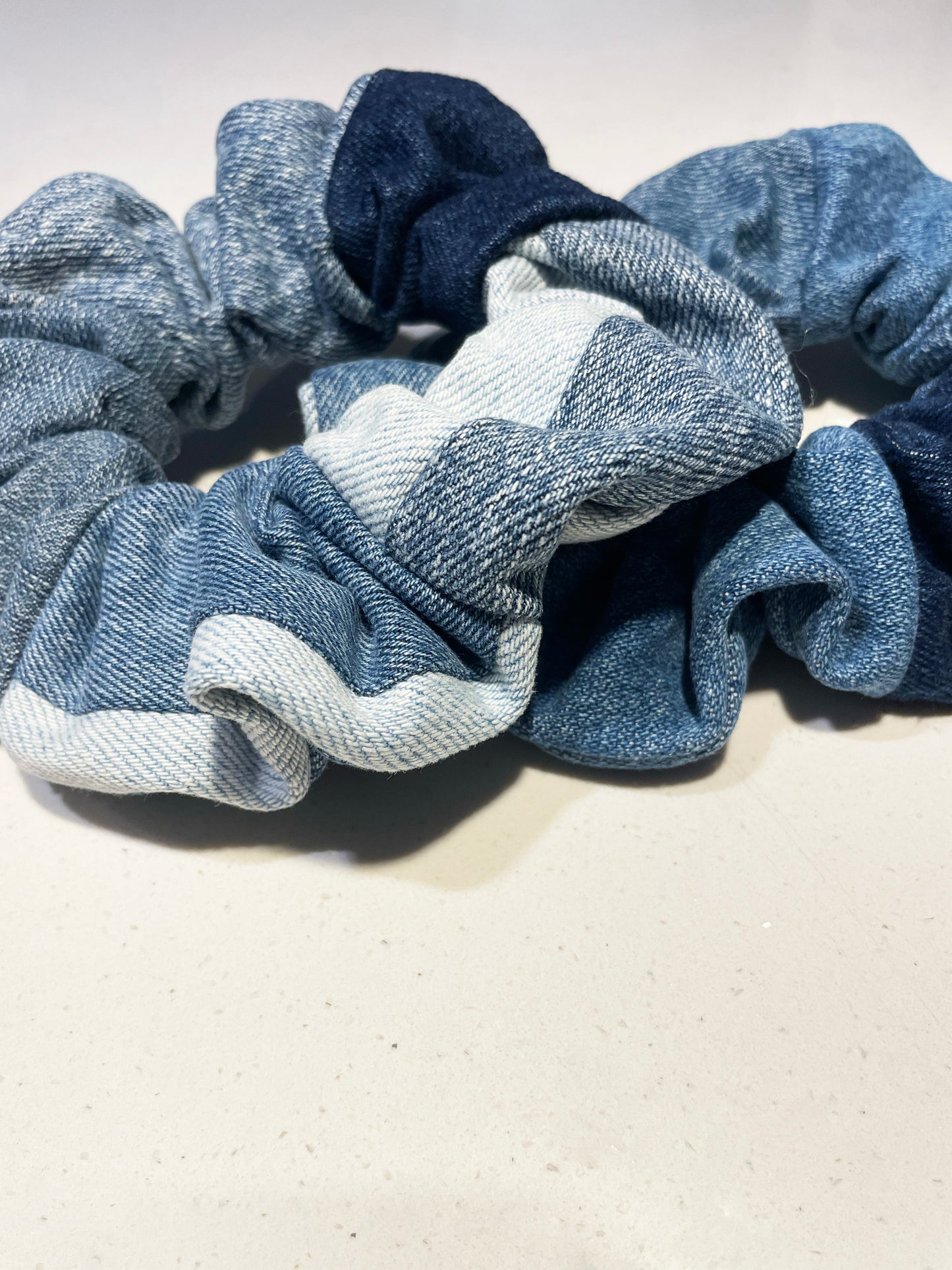 Denim Scrunchies