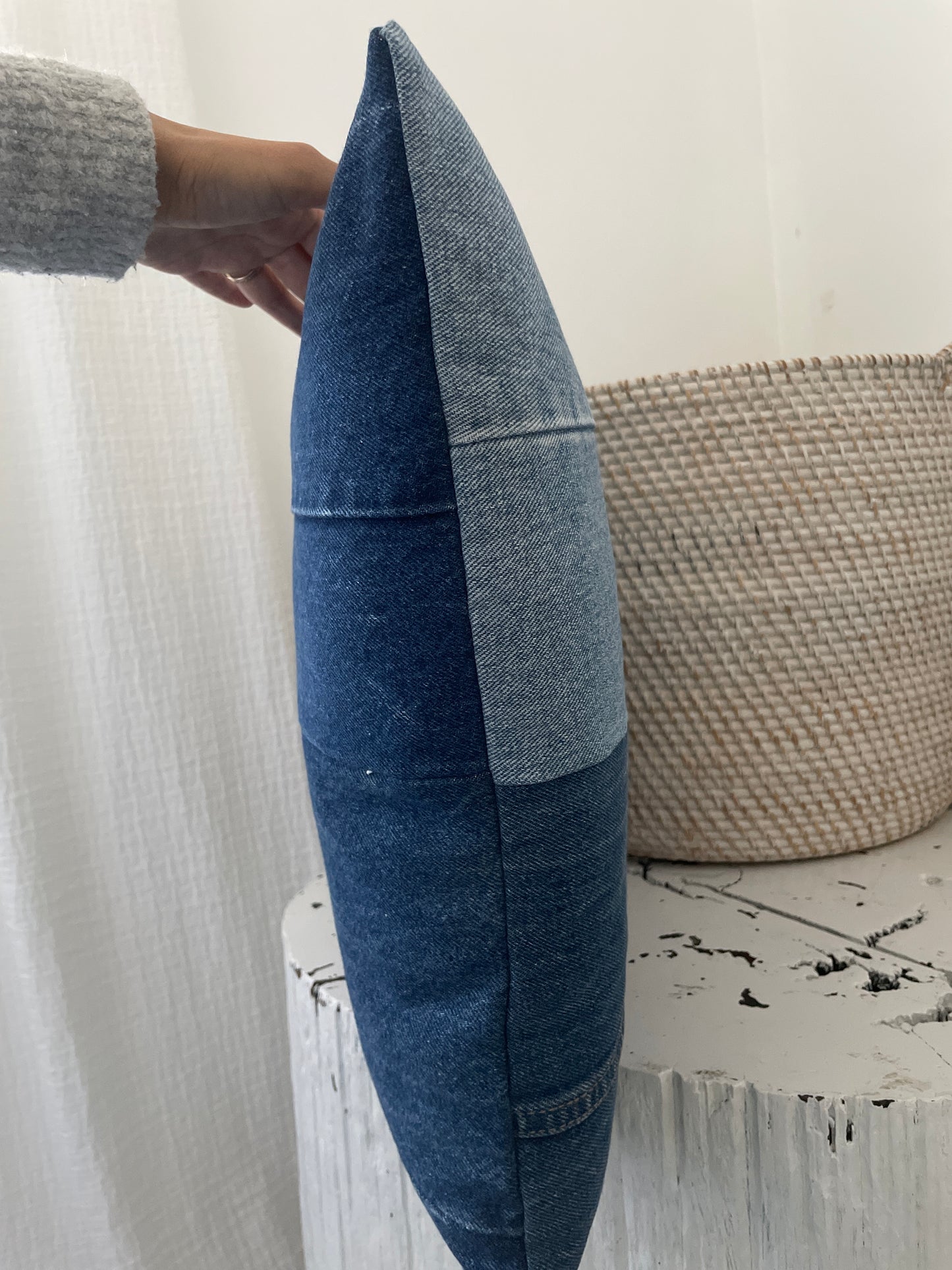 Denim Pillow Cover