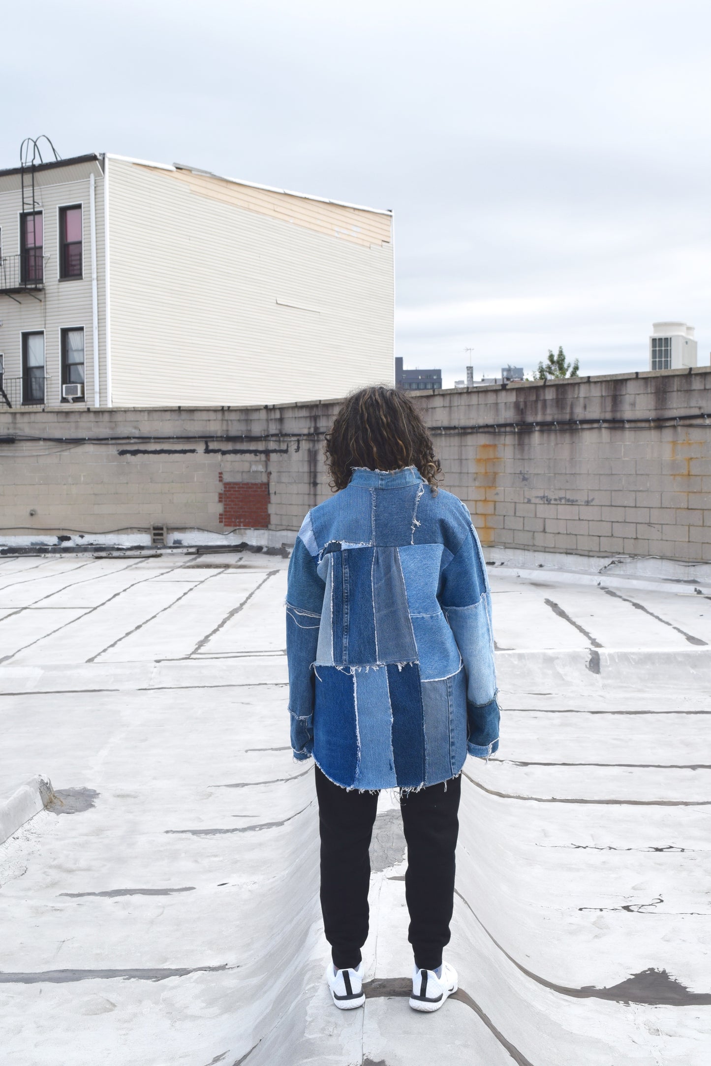 Oversized Denim Shirt Jacket