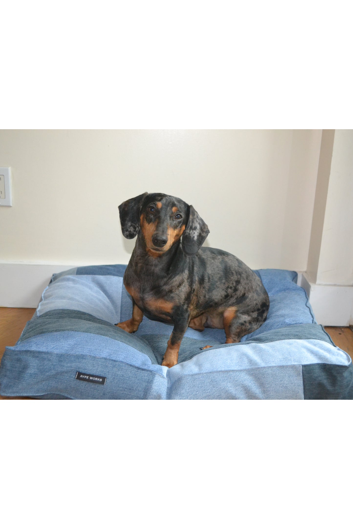 Denim Dog Bed Cover