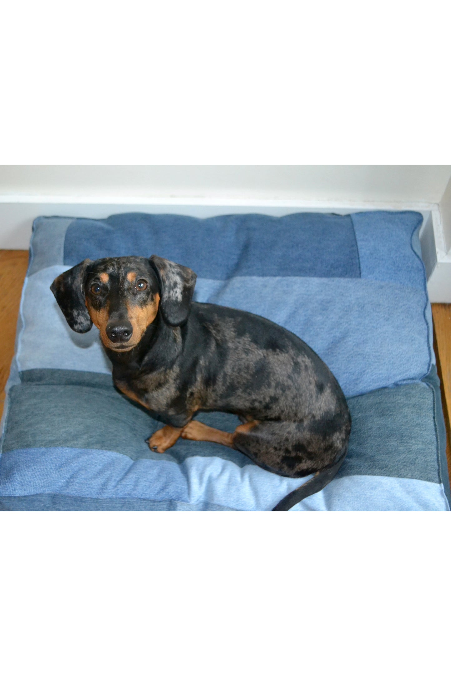 Denim Dog Bed Cover
