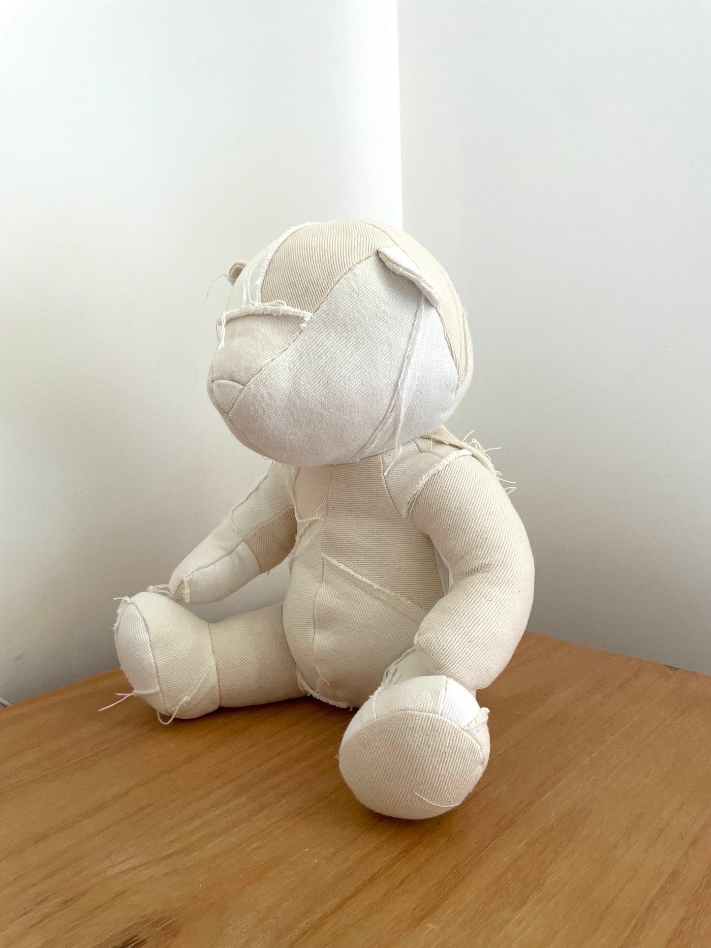 White Denim Bear