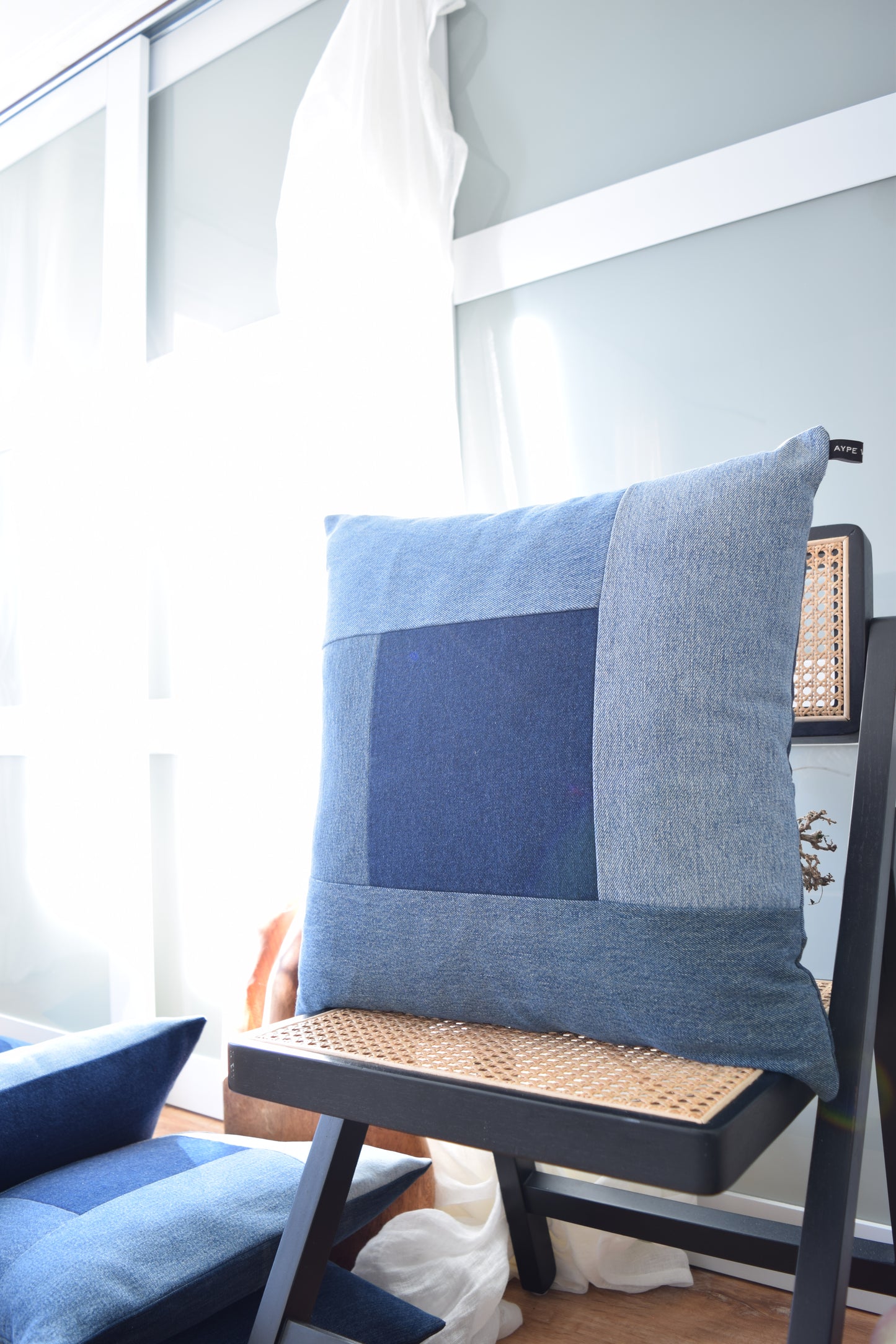 Denim Pillow Cover 20'' x 20''