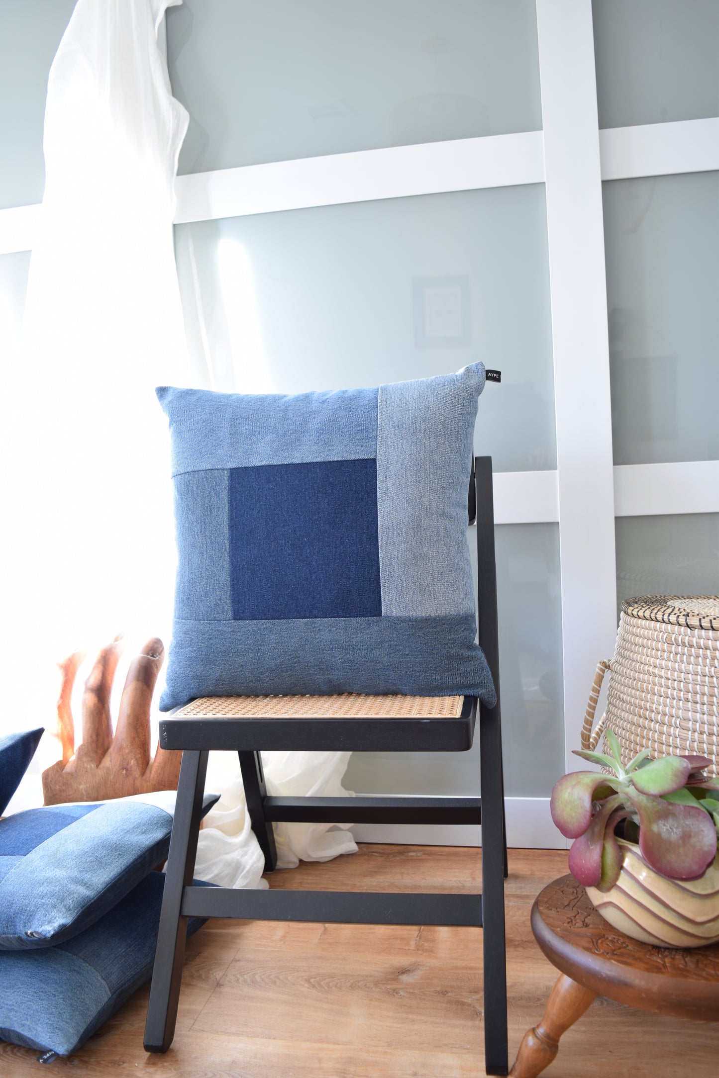 Denim Pillow Cover 20'' x 20''