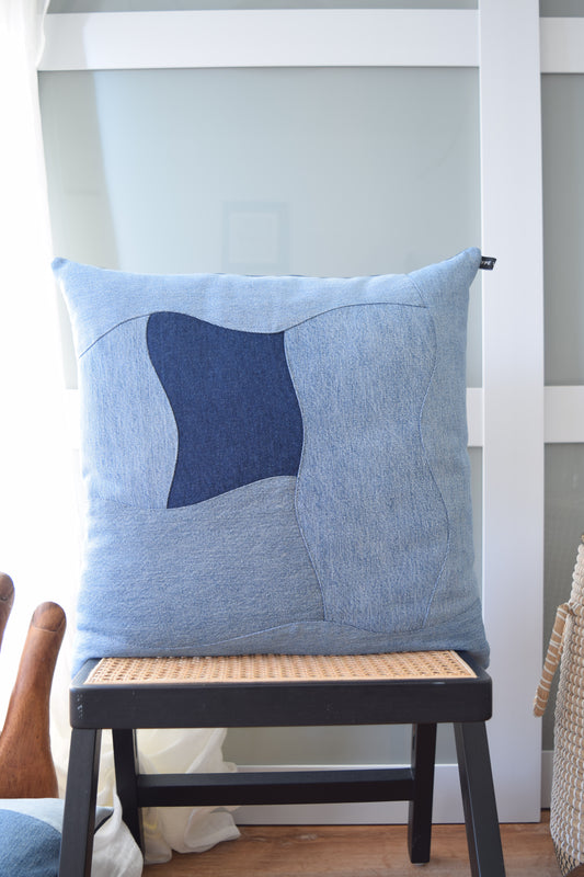 Denim Pillow Cover 20'' x 20''