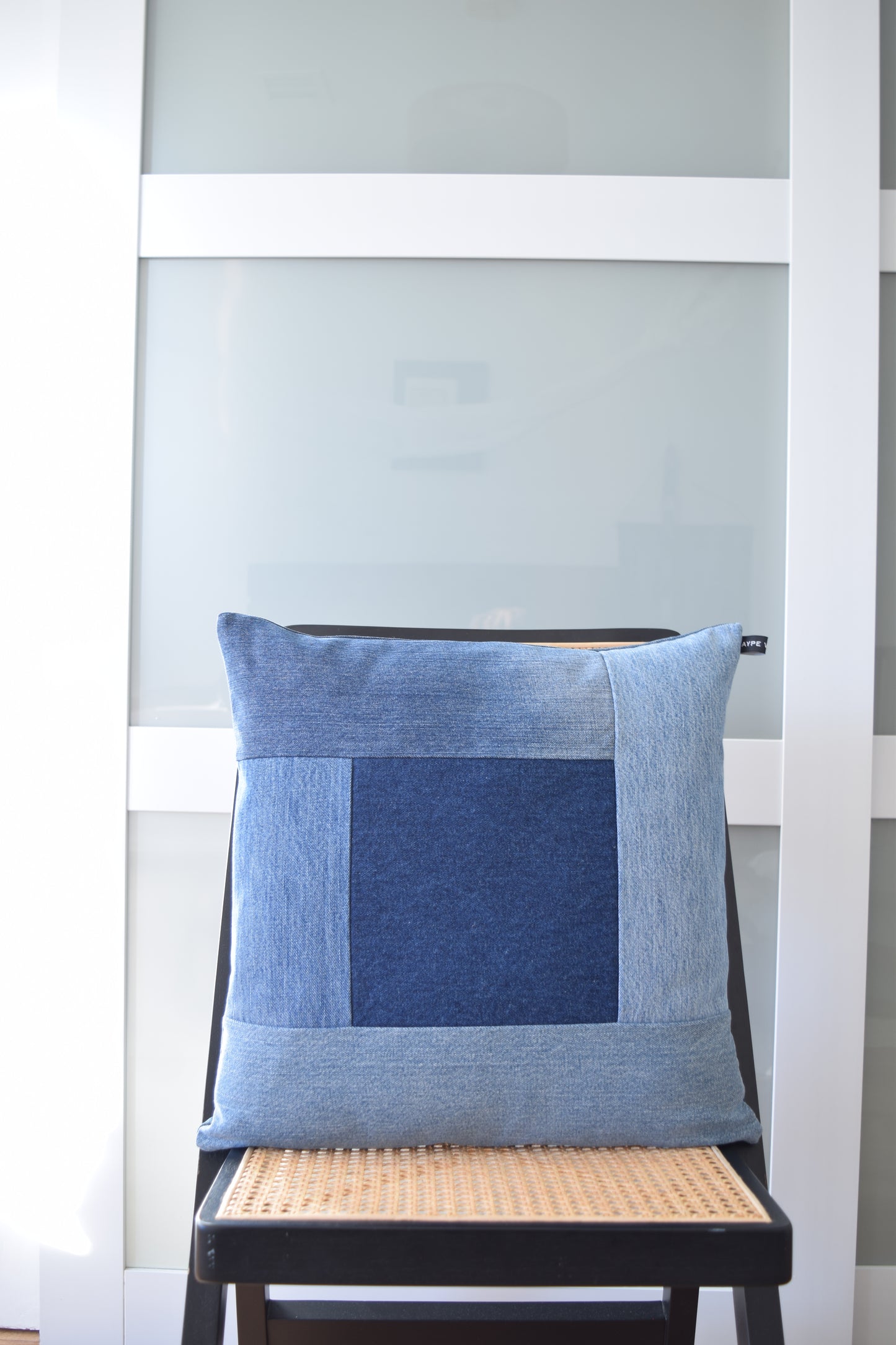 Denim Pillow Cover 18'' x 18''