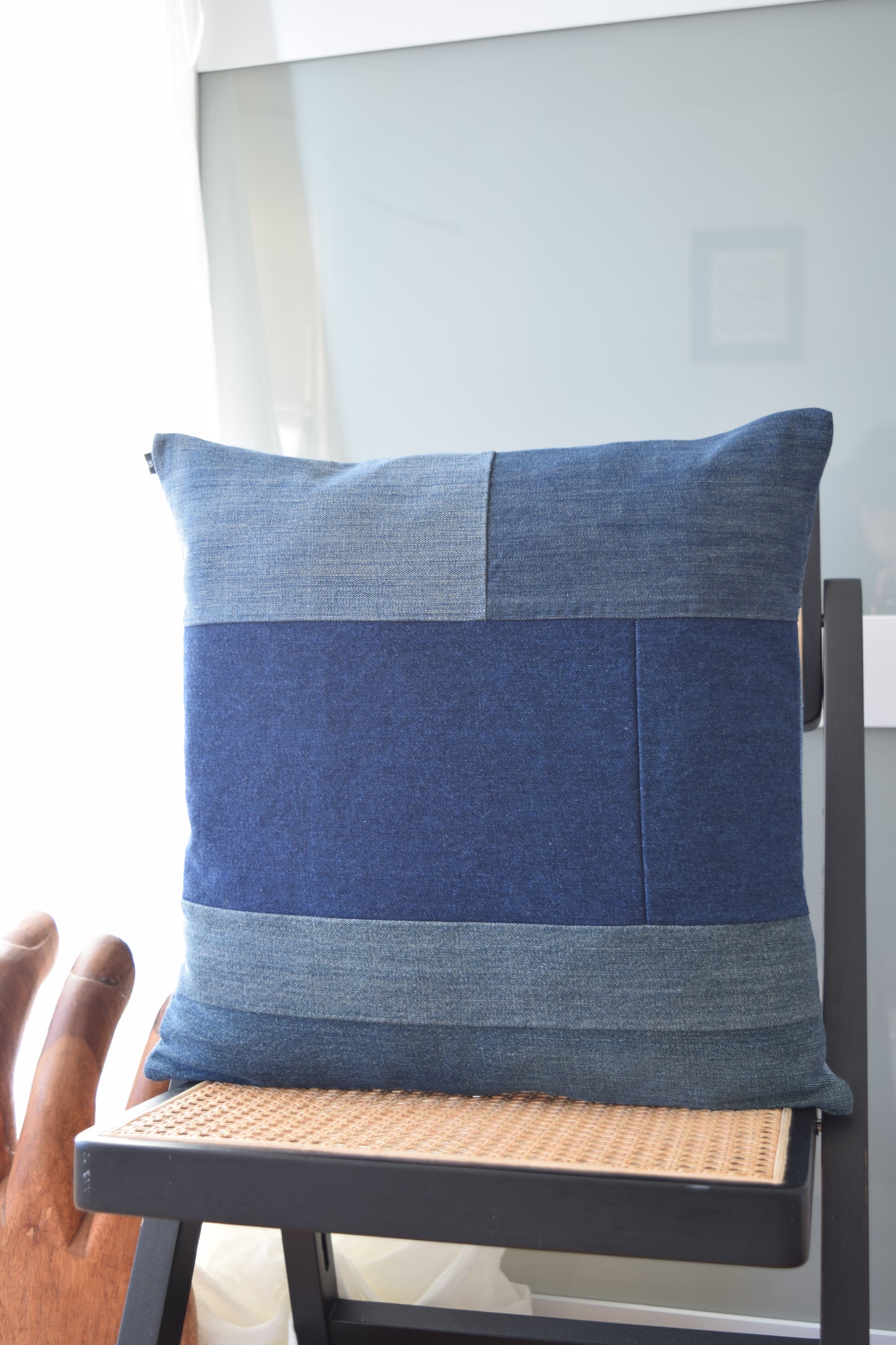 Denim Pillow Cover 18'' x 18''