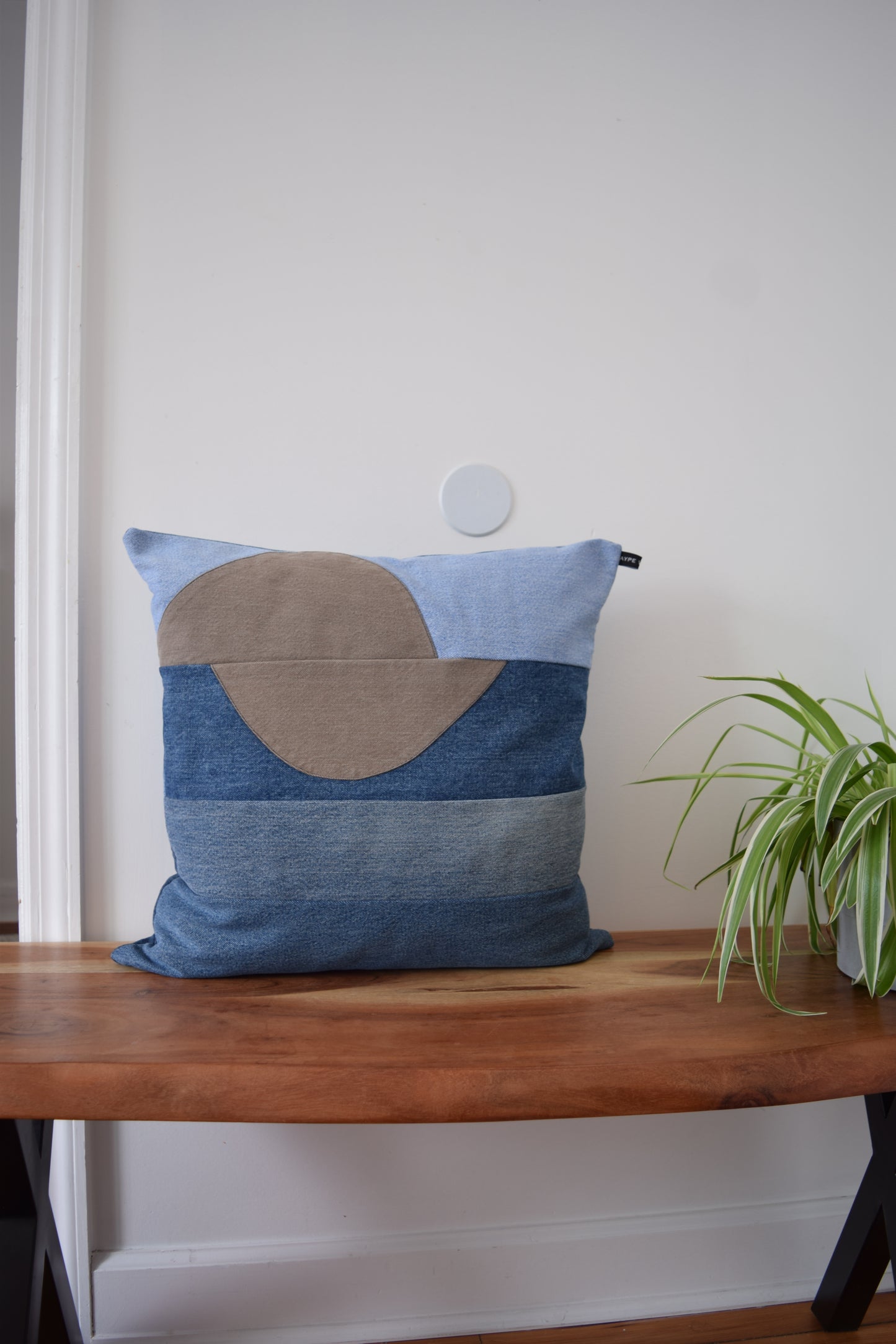 Denim pillow cover 20'' x 20''