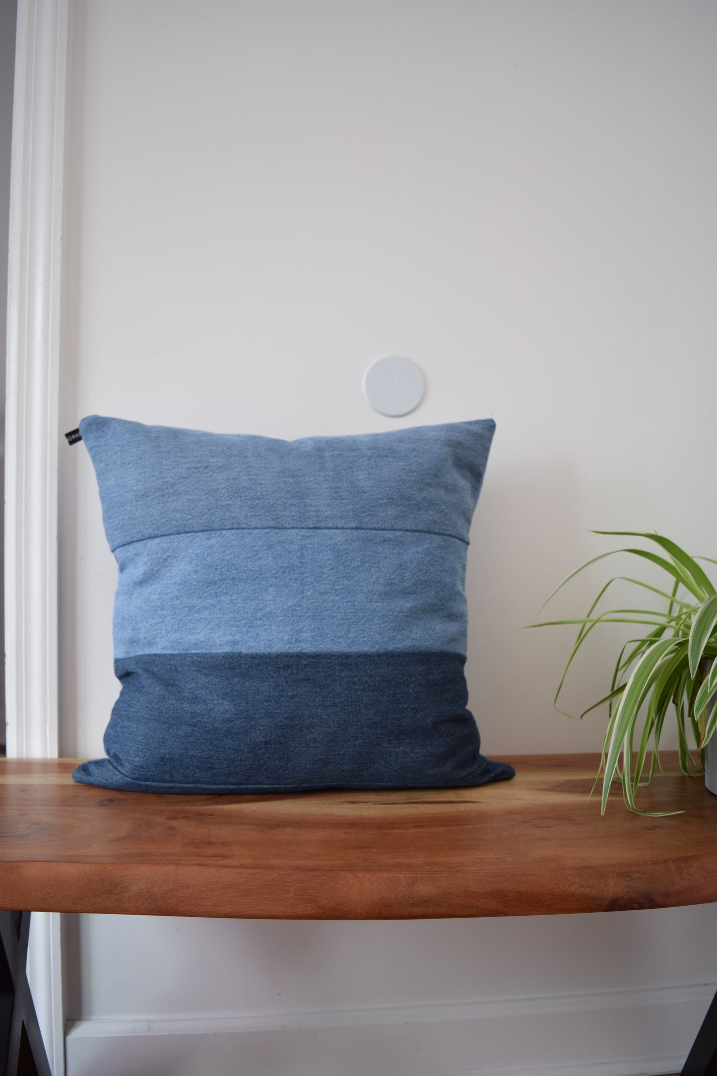Denim pillow cover 20'' x 20''