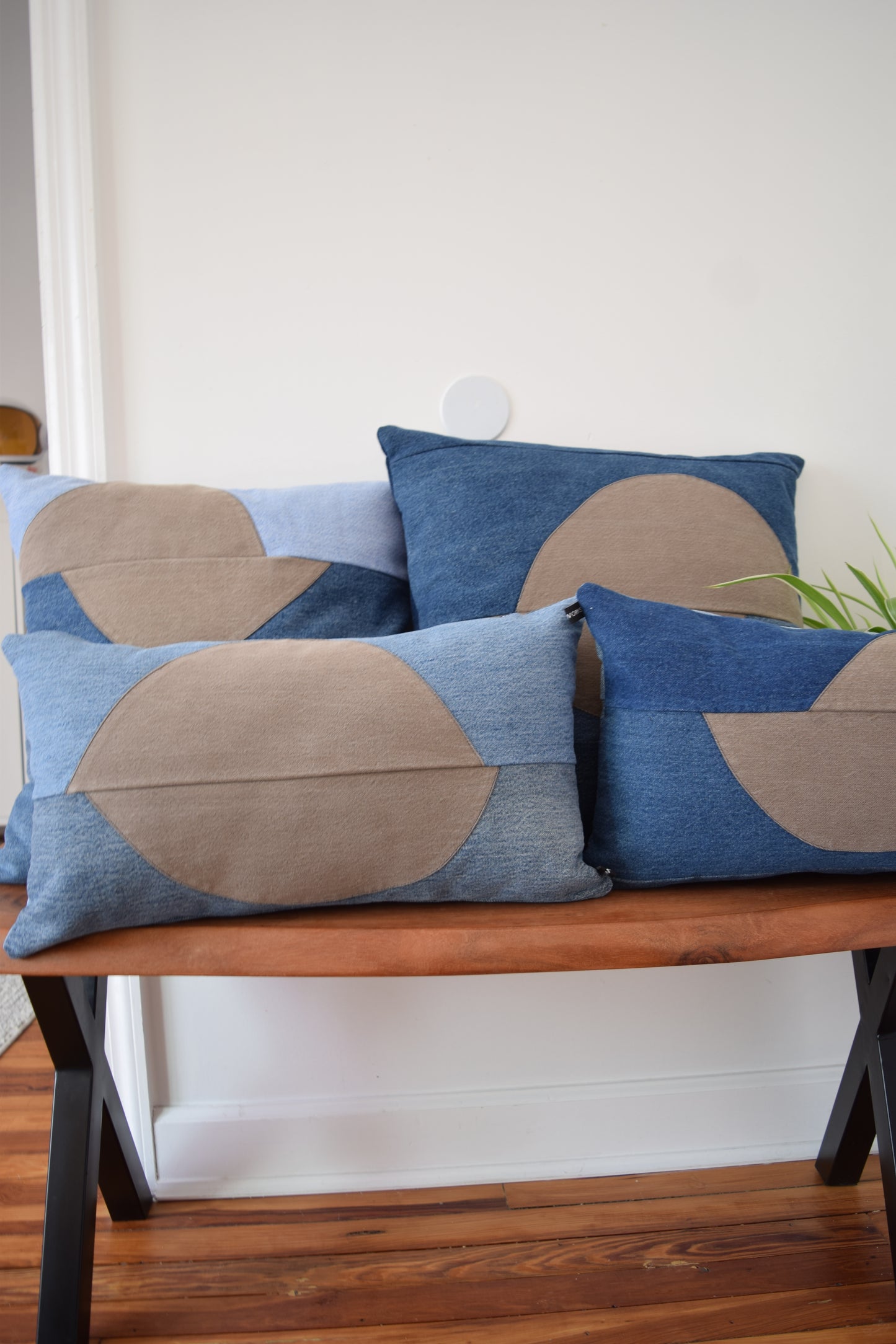 Denim pillow cover 20'' x 20''