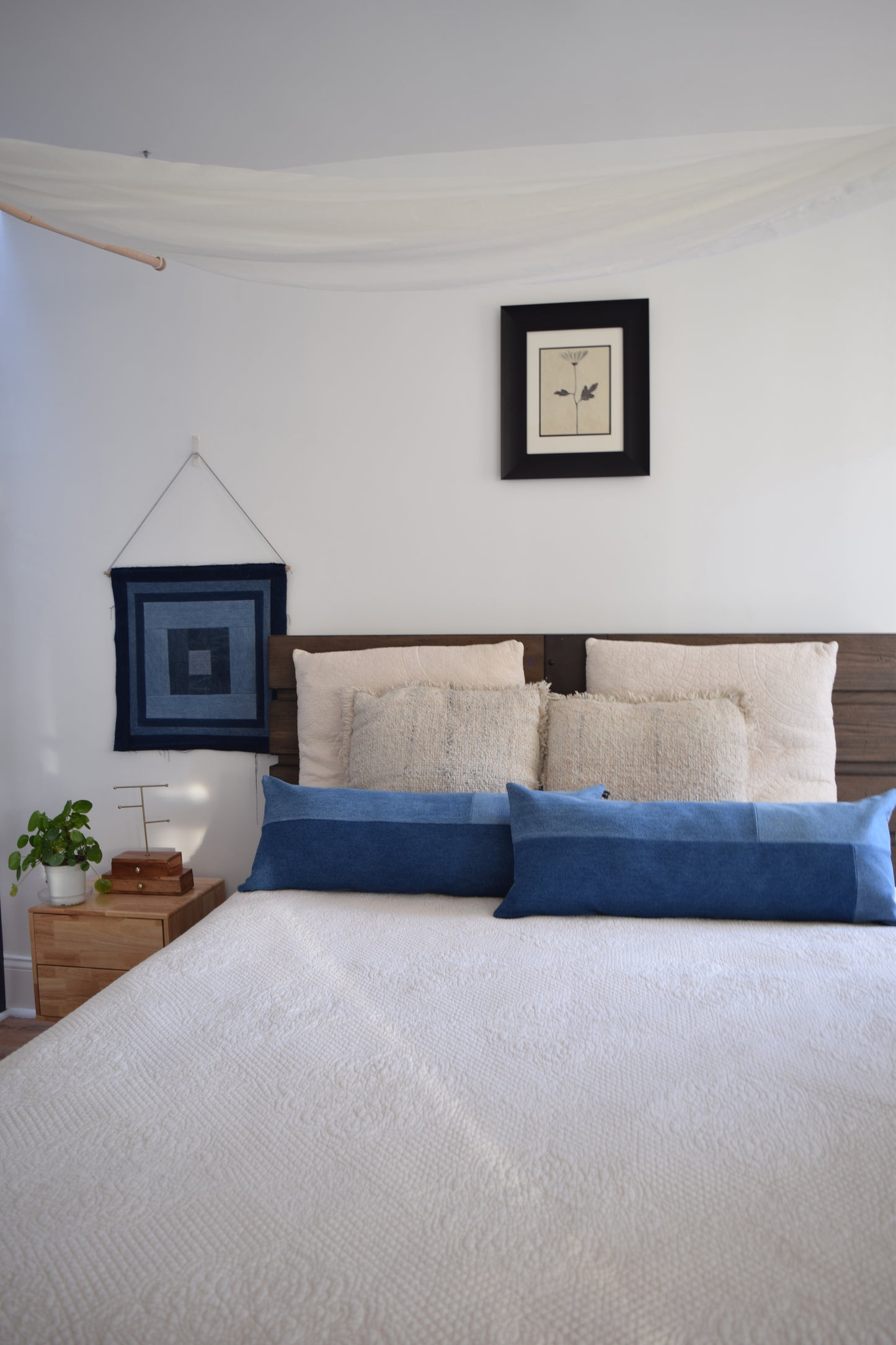 Lumbar Pillow Cover: Patchwork Design (13” x 33'')