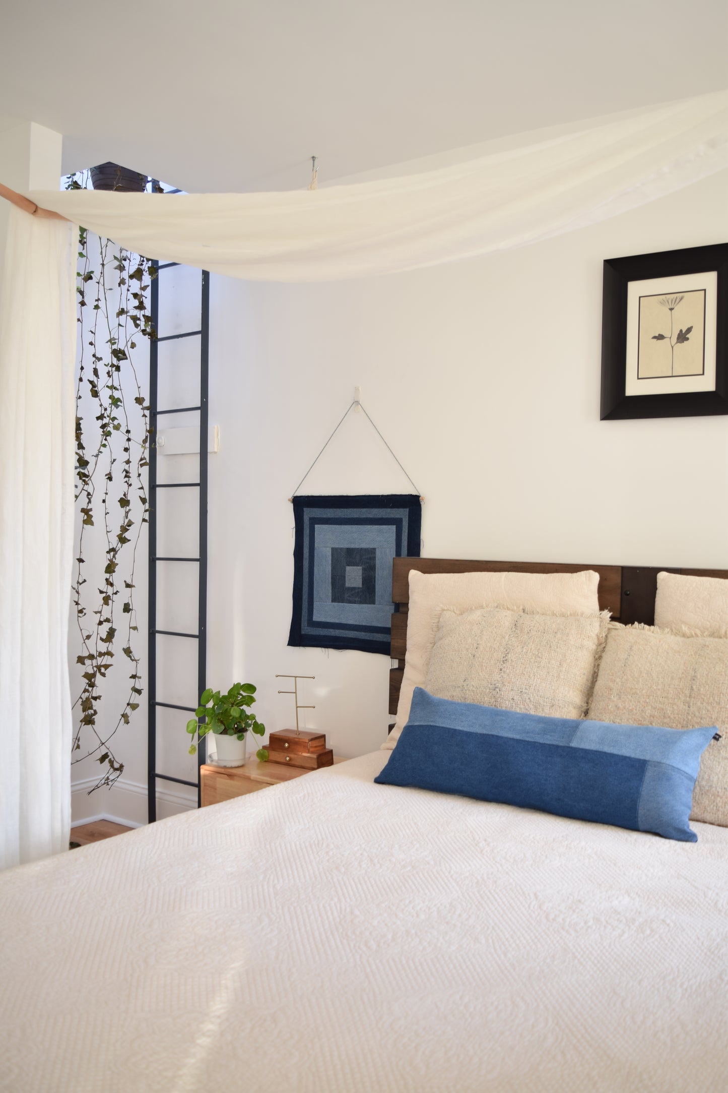 Lumbar Pillow Cover: Patchwork Design (13” x 33'')