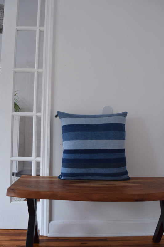 Denim pillow cover 20'' x 20''