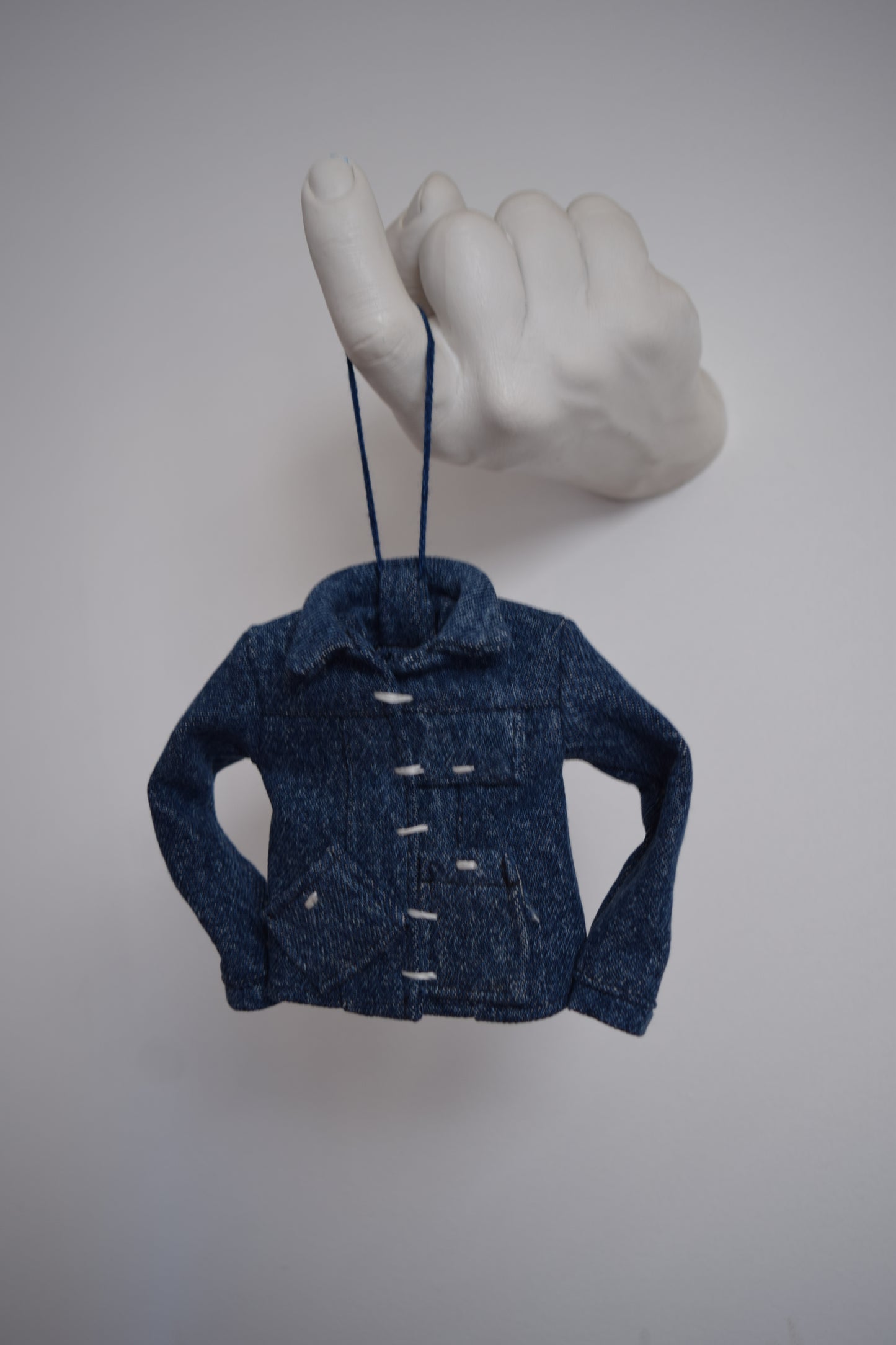 jean jacket / denim jacket Christmas ornament