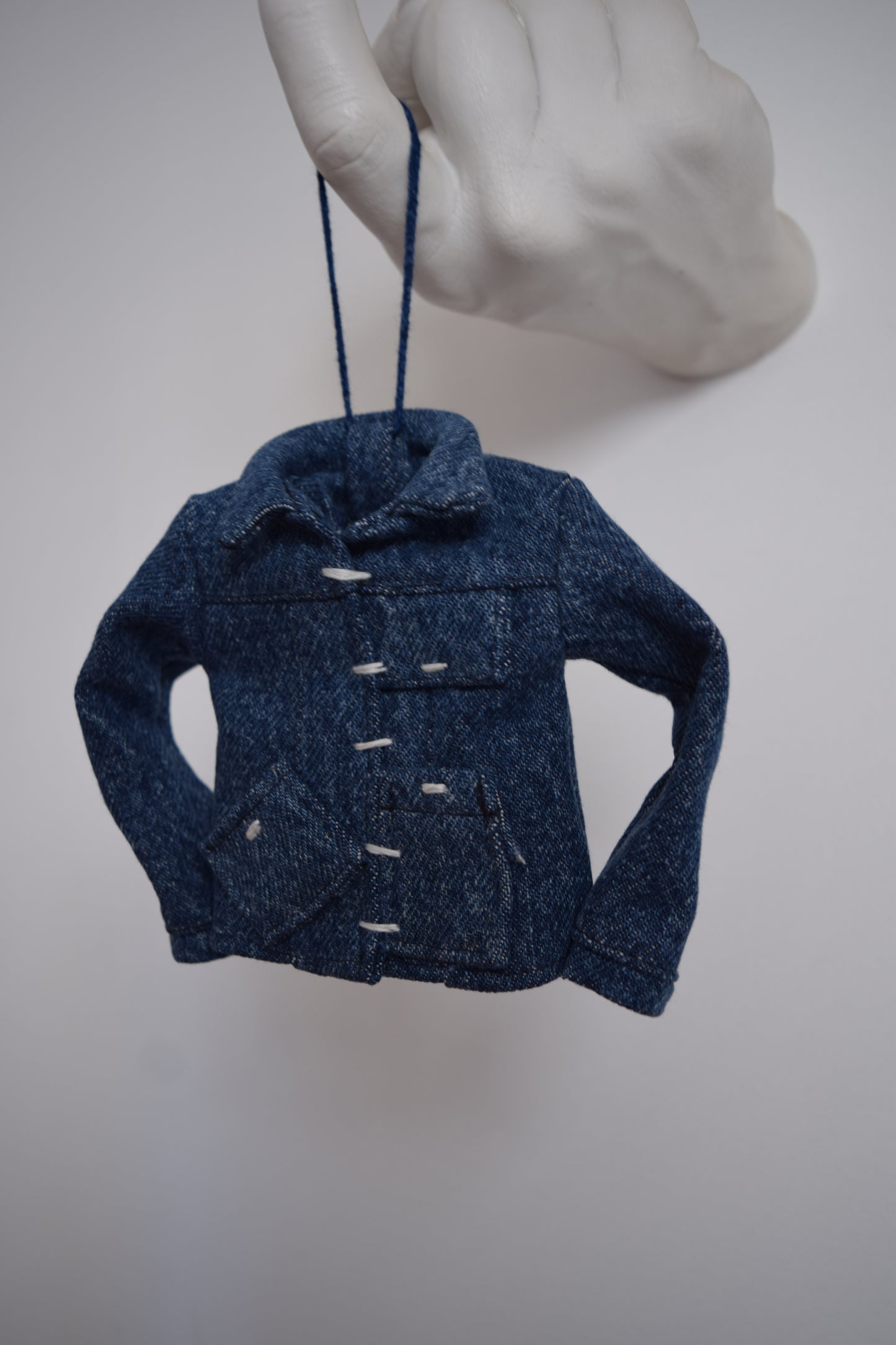 jean jacket / denim jacket Christmas ornament