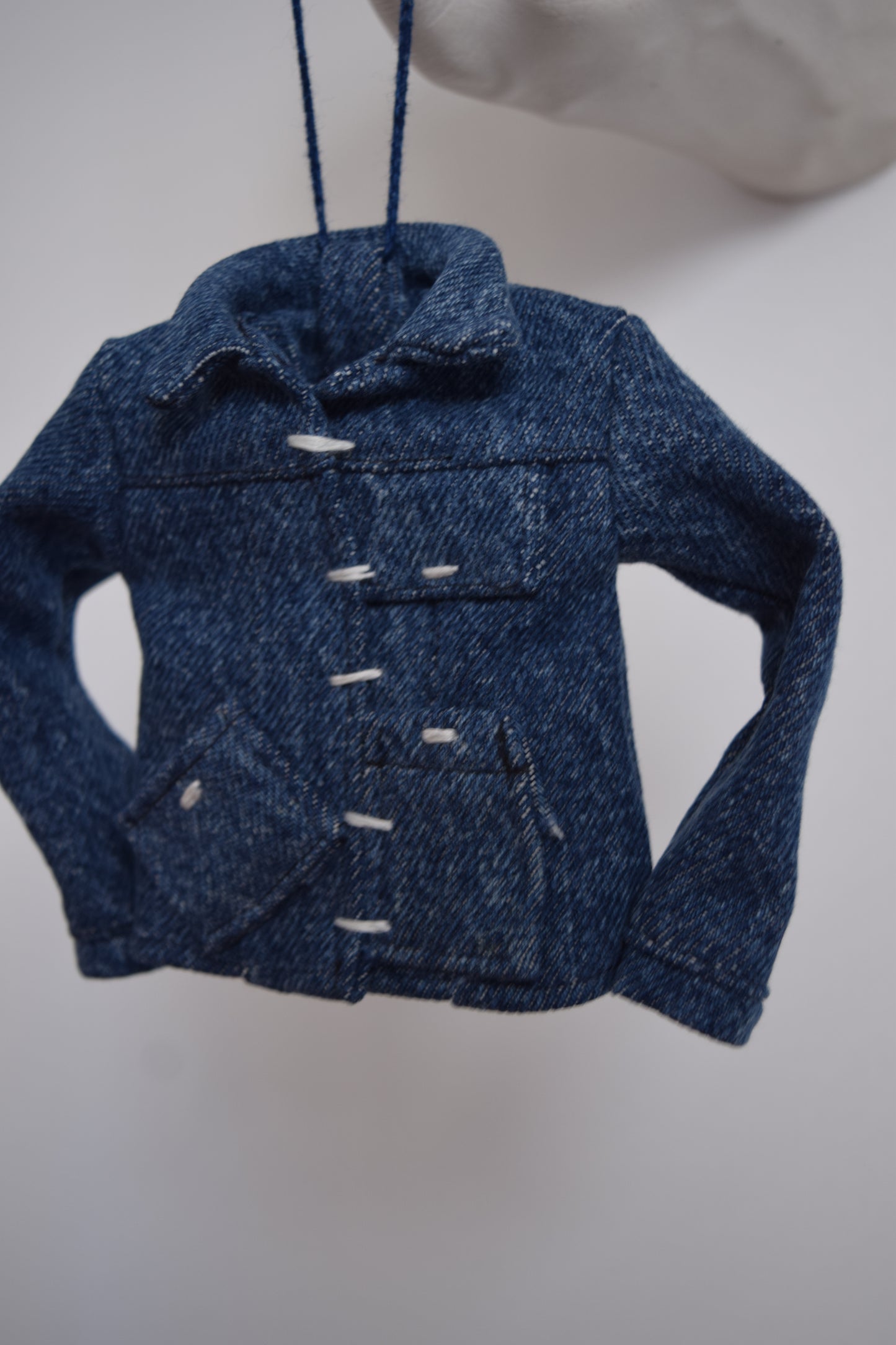 jean jacket / denim jacket Christmas ornament