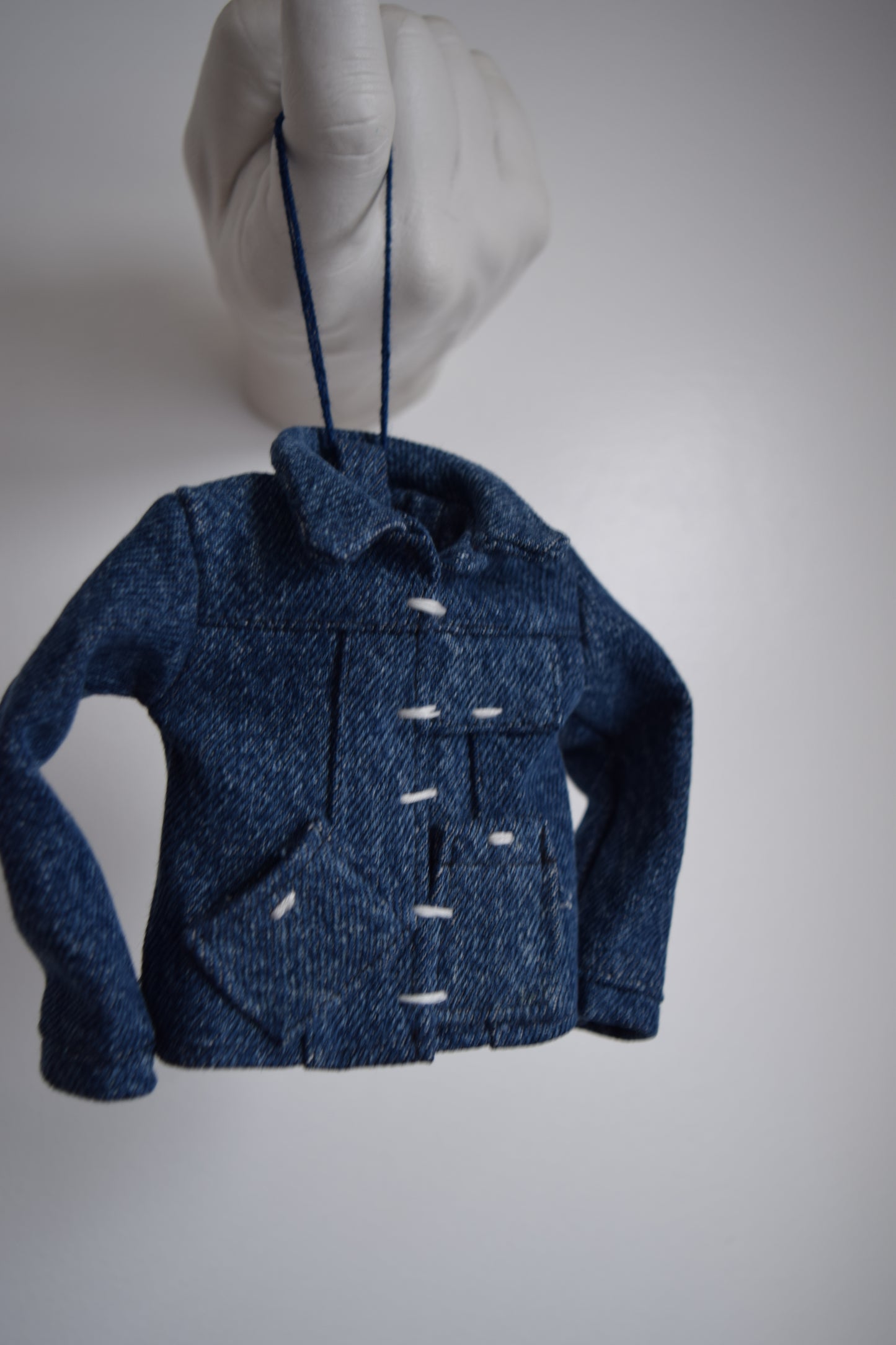 jean jacket / denim jacket Christmas ornament