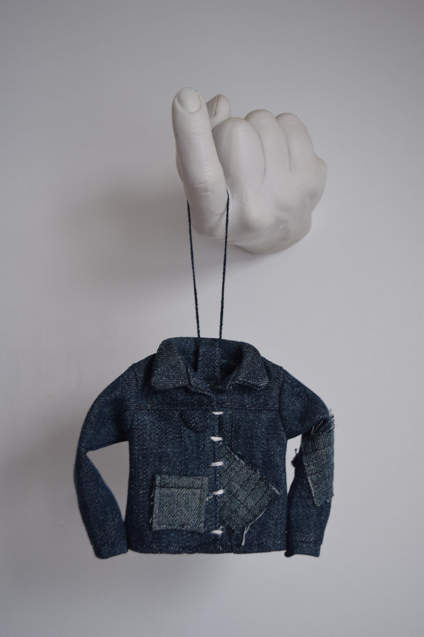 jean jacket / denim jacket Christmas ornament