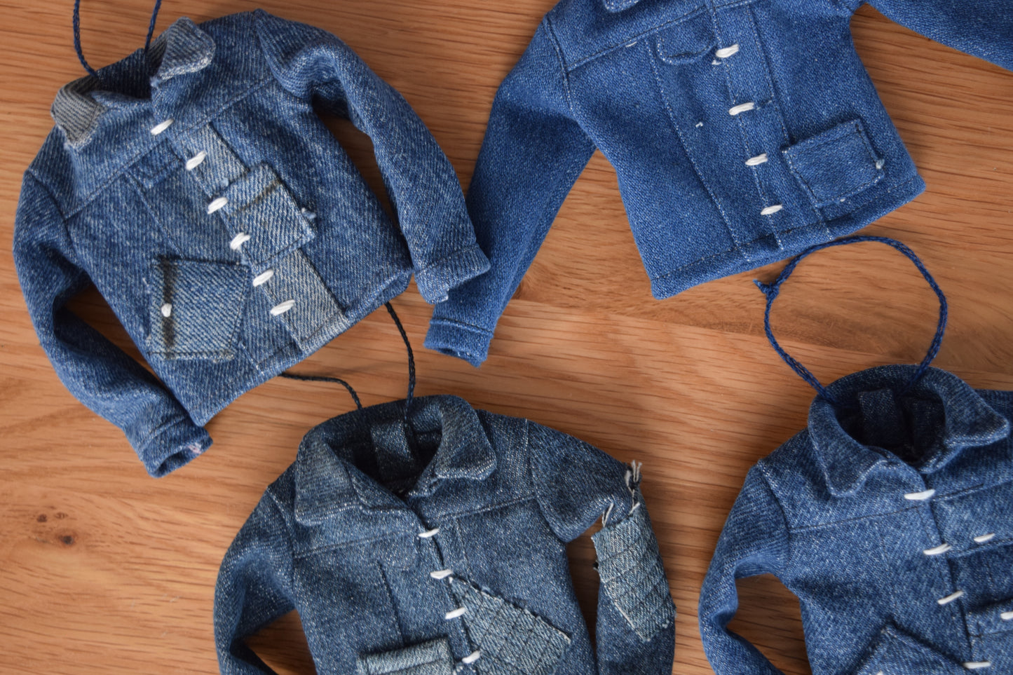 jean jacket / denim jacket Christmas ornament