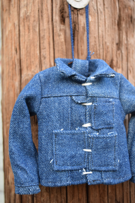 jean jacket / denim jacket Christmas ornament