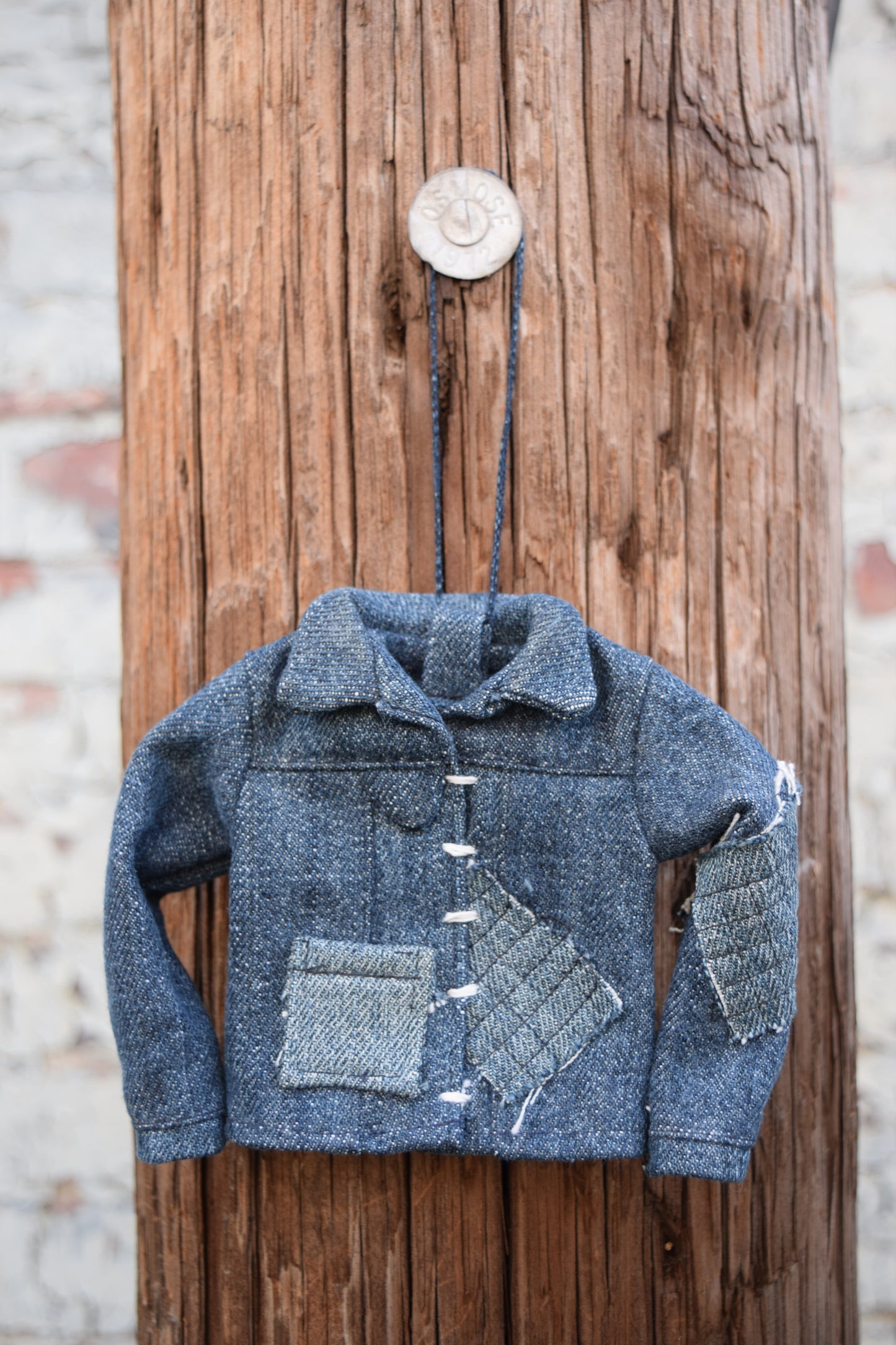 jean jacket / denim jacket Christmas ornament