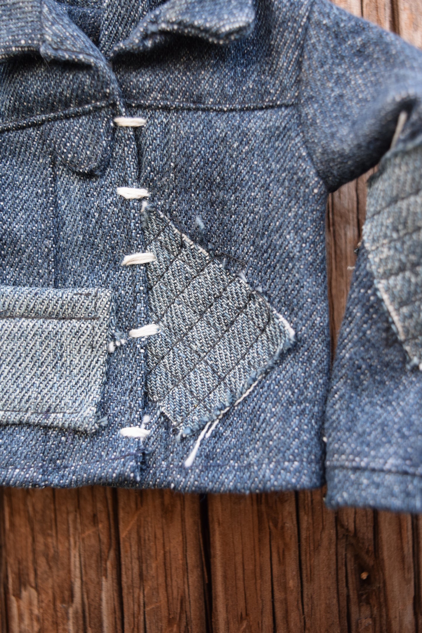 jean jacket / denim jacket Christmas ornament