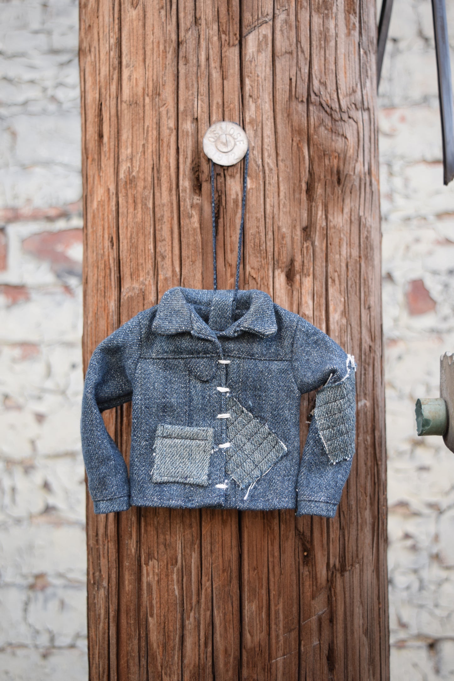 jean jacket / denim jacket Christmas ornament