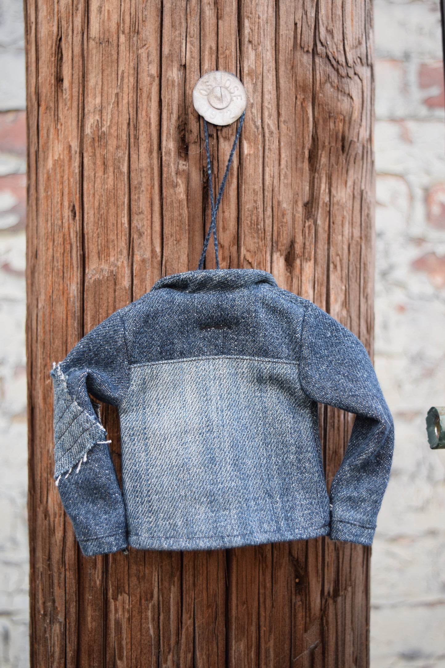 jean jacket / denim jacket Christmas ornament