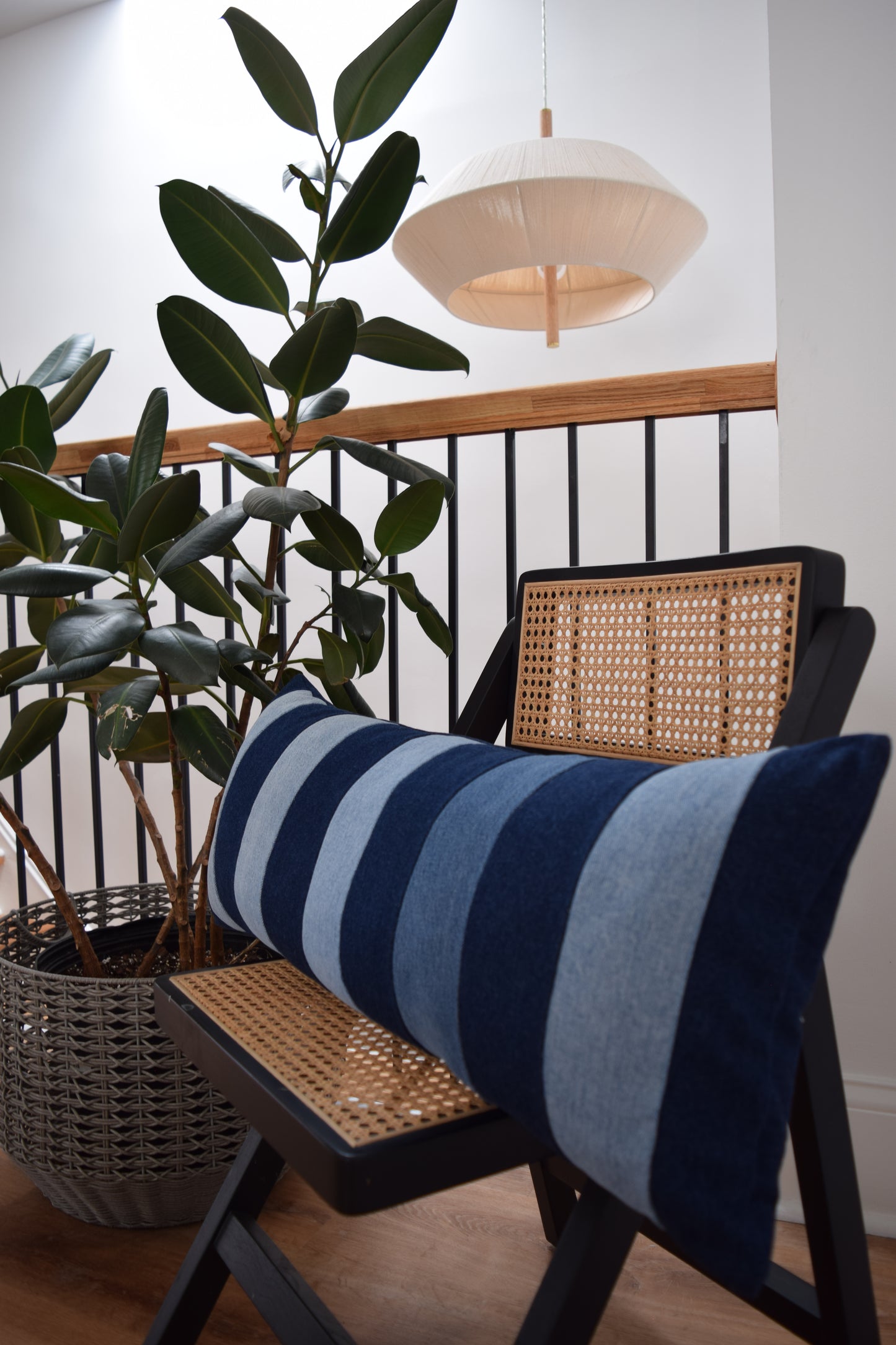 Lumbar Pillow Cover: Patchwork Design (13” x 33'')