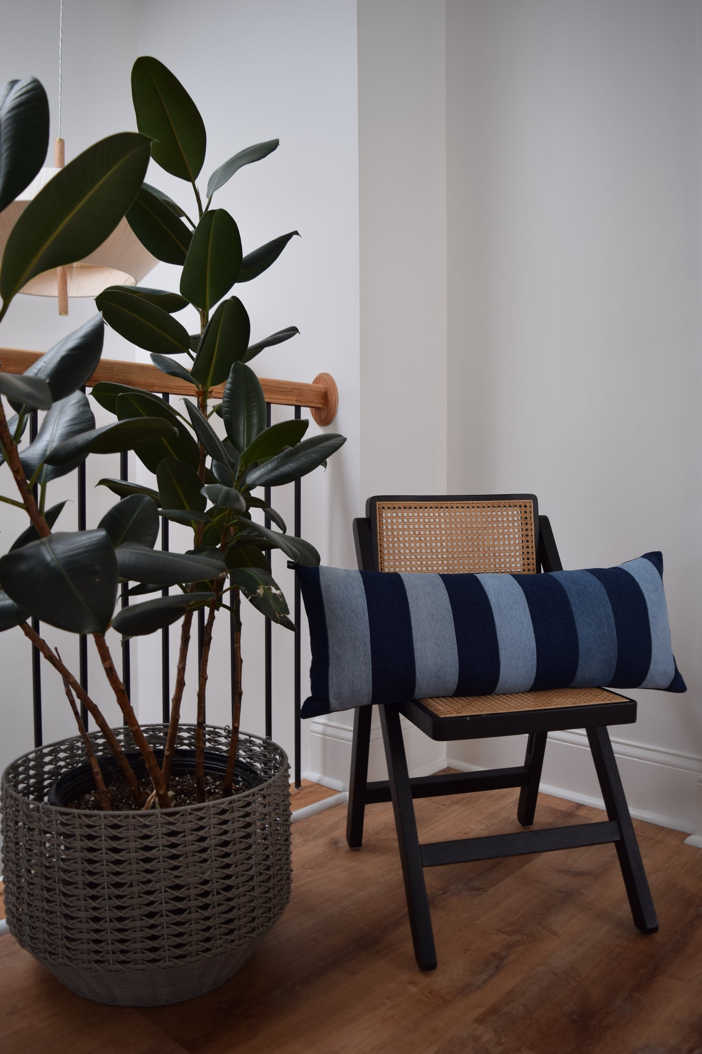 Lumbar Pillow Cover: Patchwork Design (13” x 33'')