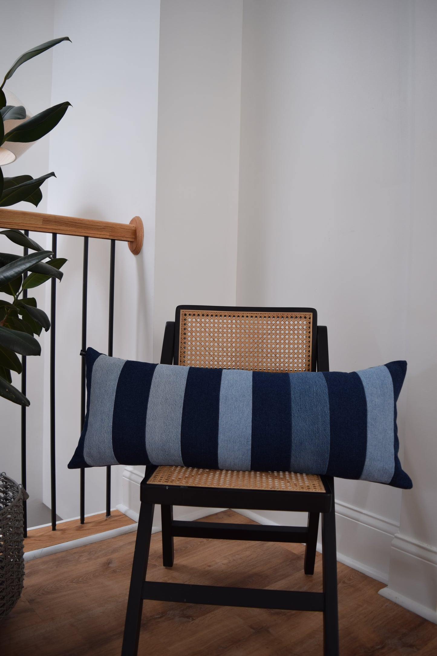 Lumbar Pillow Cover: Patchwork Design (13” x 33'')