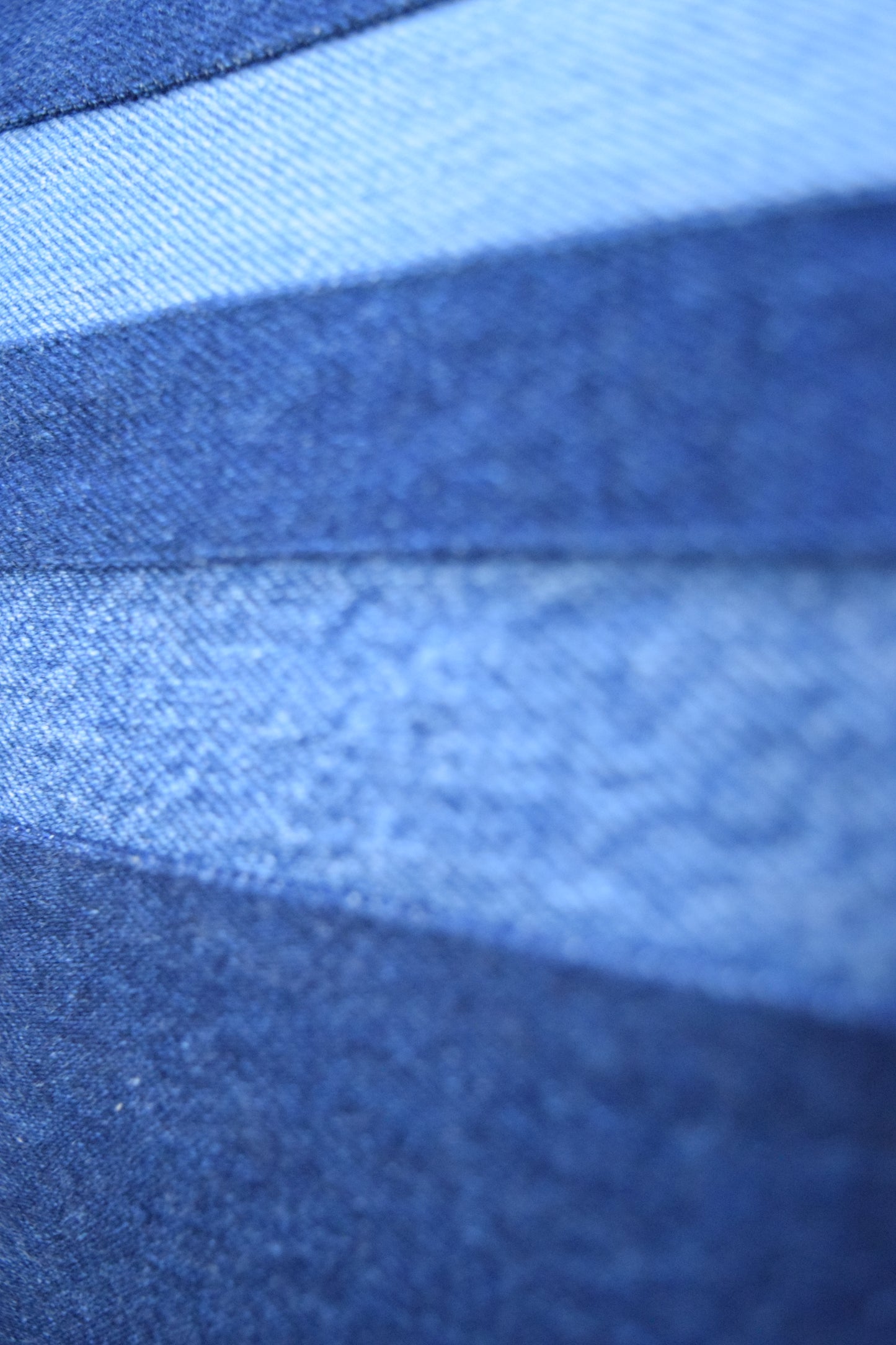 Striped Denim Pillow 14'' x 22''