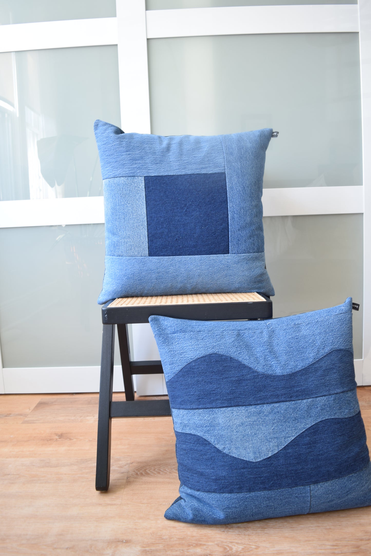 Denim Pillow Cover 20'' x 20''