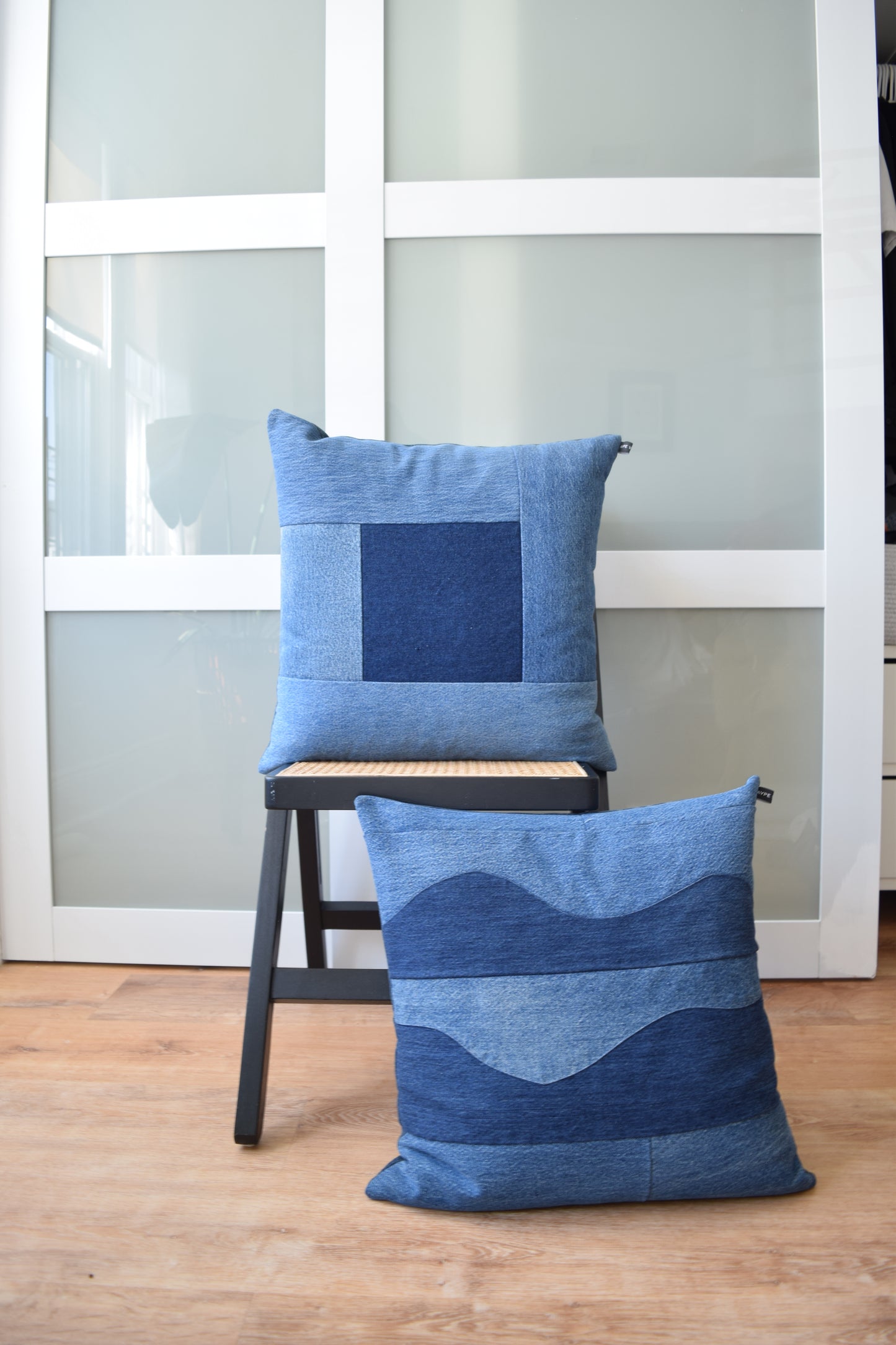 Denim Pillow Cover 20'' x 20''