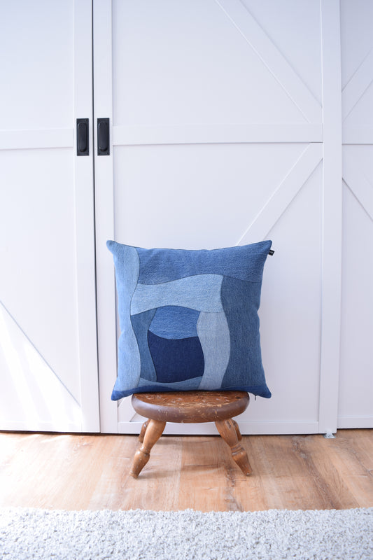 Denim Pillow Cover 20'' x 20''