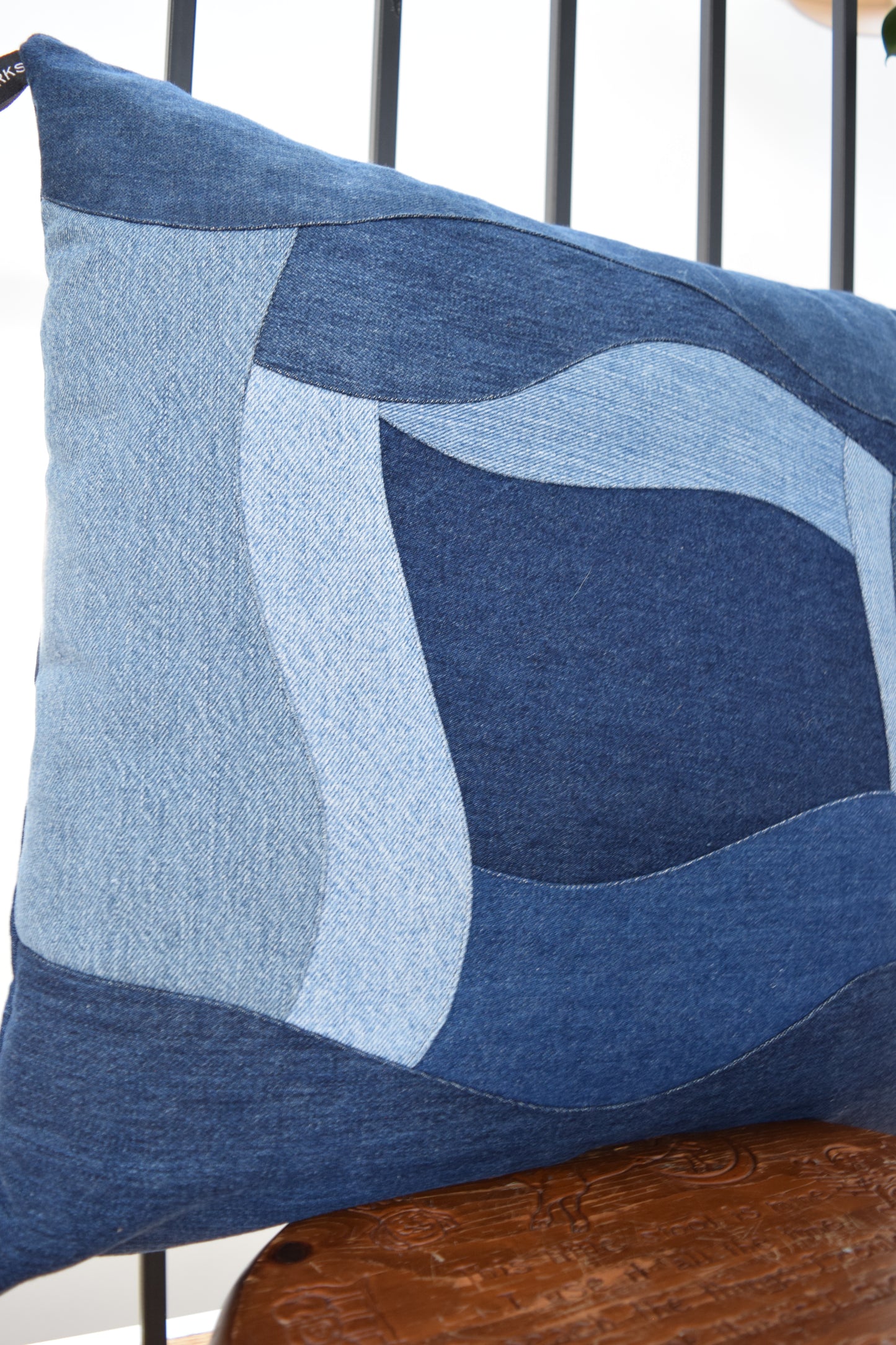 Denim Pillow Cover 20'' x 20''